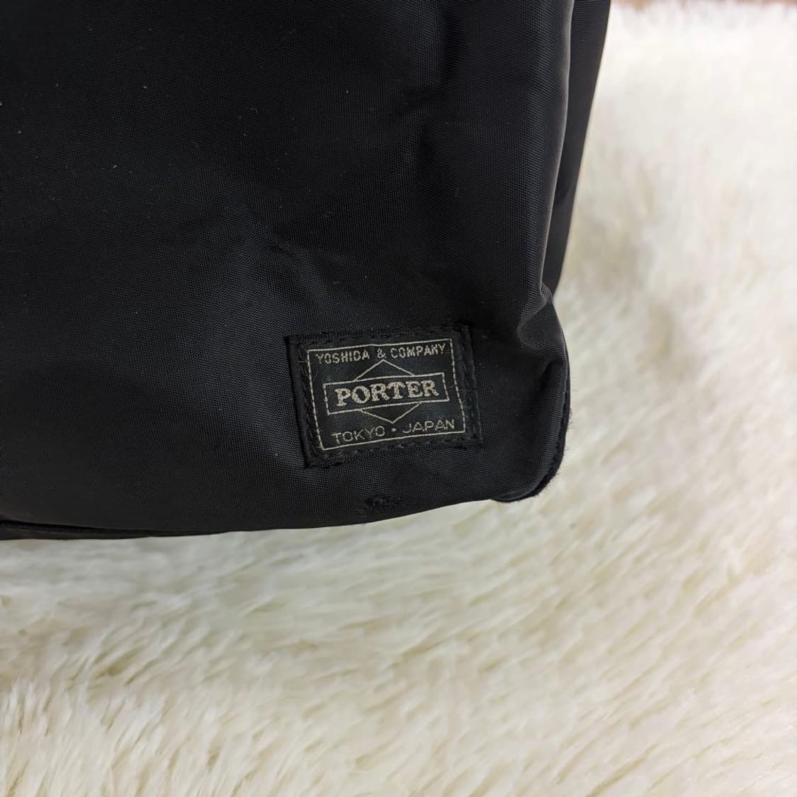 극미품 PORTER 나일론 블랙 백팩 상품이미지3