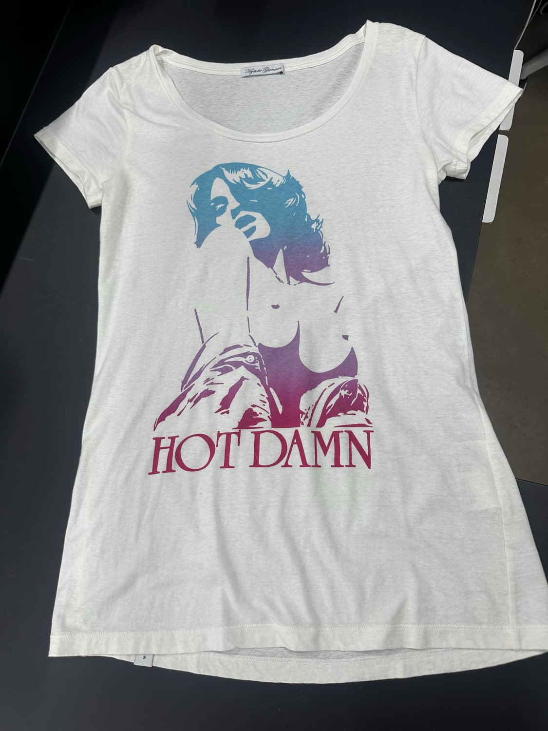 히스테릭 글래머 Hot Damn 그래픽 반팔 티셔츠 상품이미지4