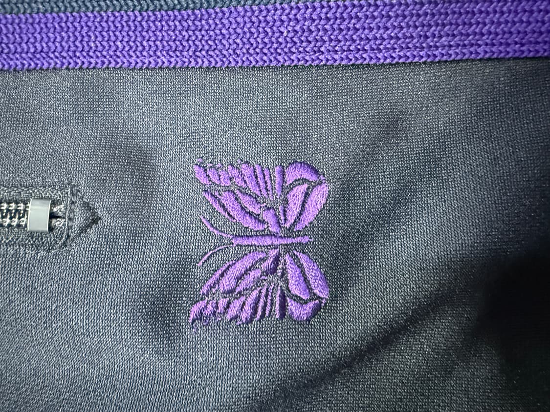 니들스 지퍼 트랙 팬츠 폴리 스무스 네이비 S 사이즈 상품이미지2