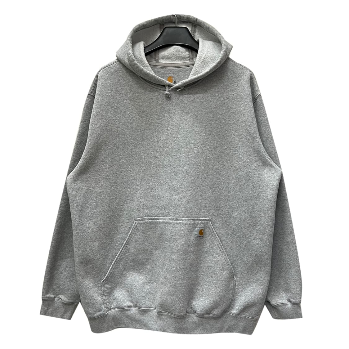 칼하트 오리지날핏 미드웨이트 스펠아웃 그레이 후드티 XL 상품이미지1