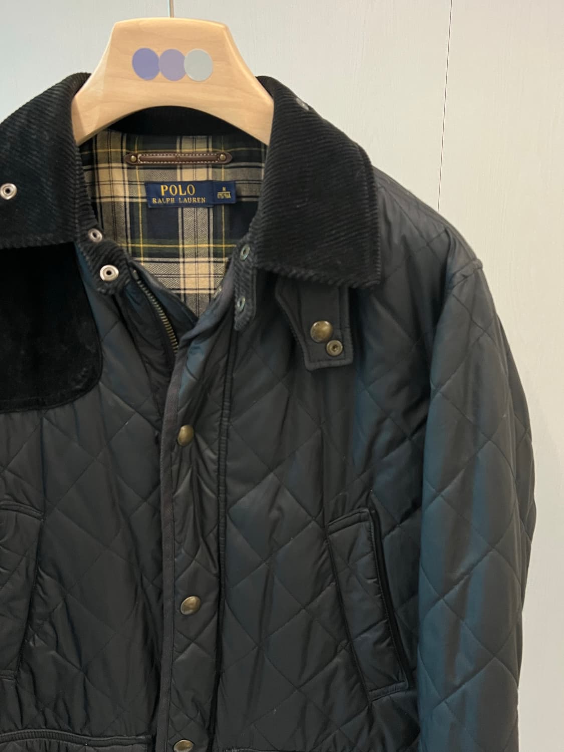 폴로 블랙 퀼팅 자켓  상품이미지2