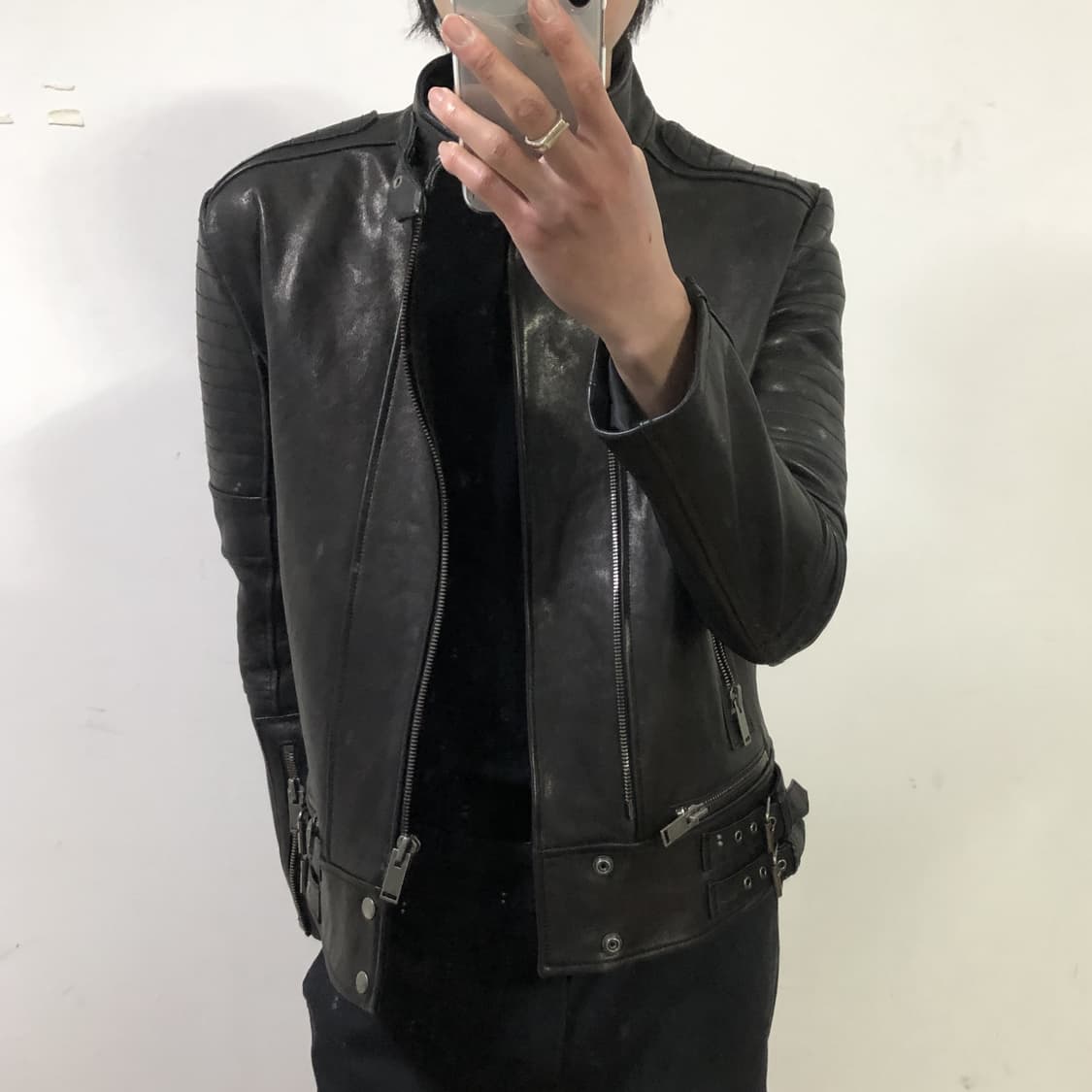 이태리 램스킨 레더자켓  상품이미지4