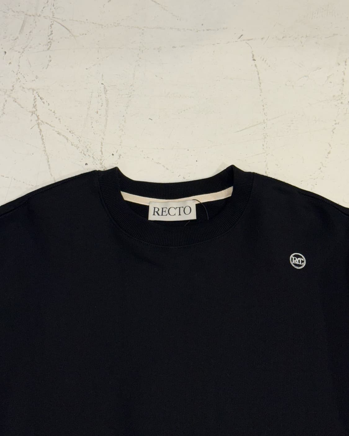 렉토 rc 블랙 맨투맨 상품이미지2