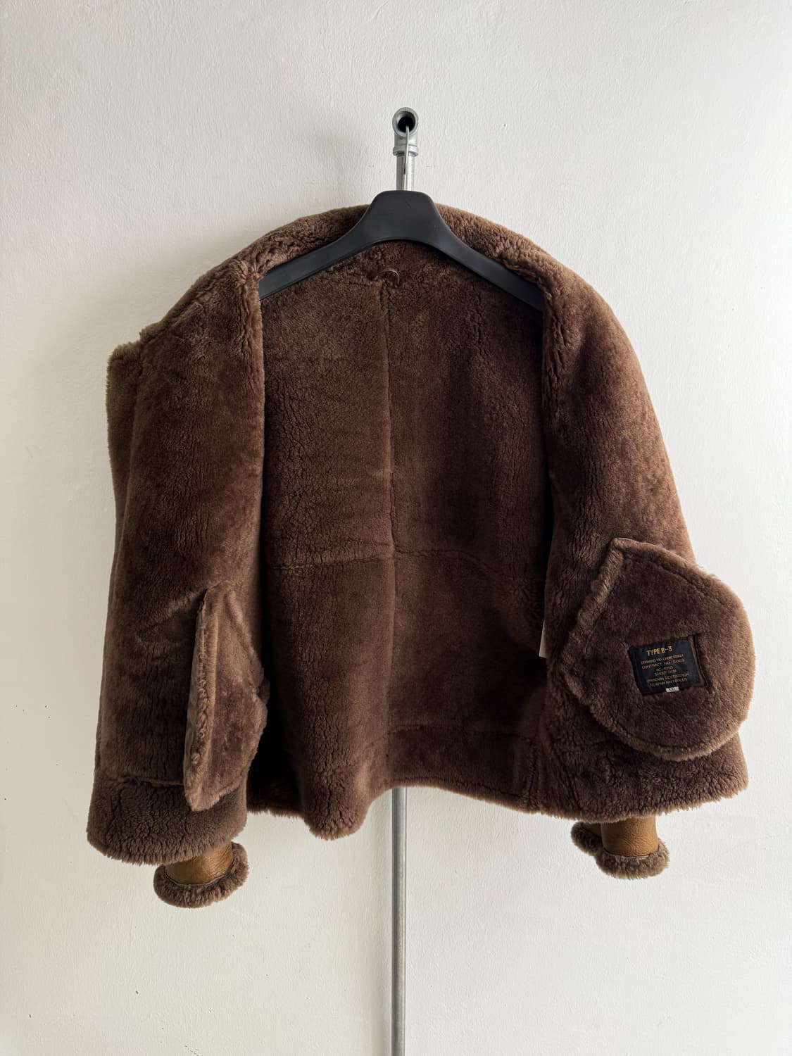 Vintage Sheepskin B-3 Leather Jacket 상품이미지8