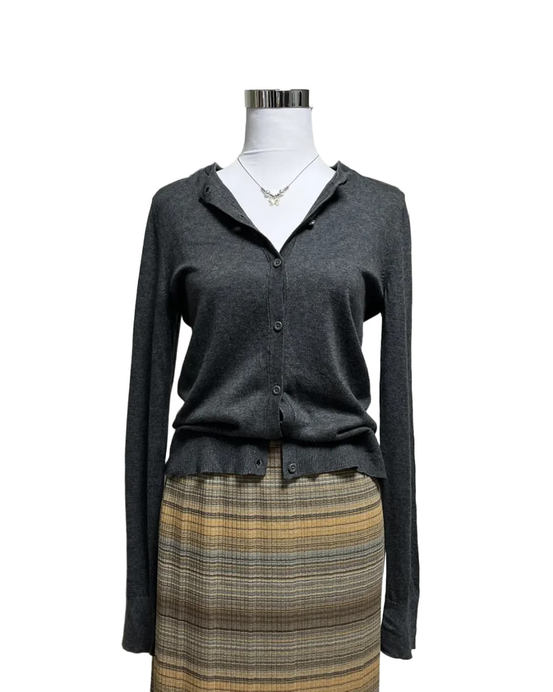 Basic gray cardigan 상품이미지3