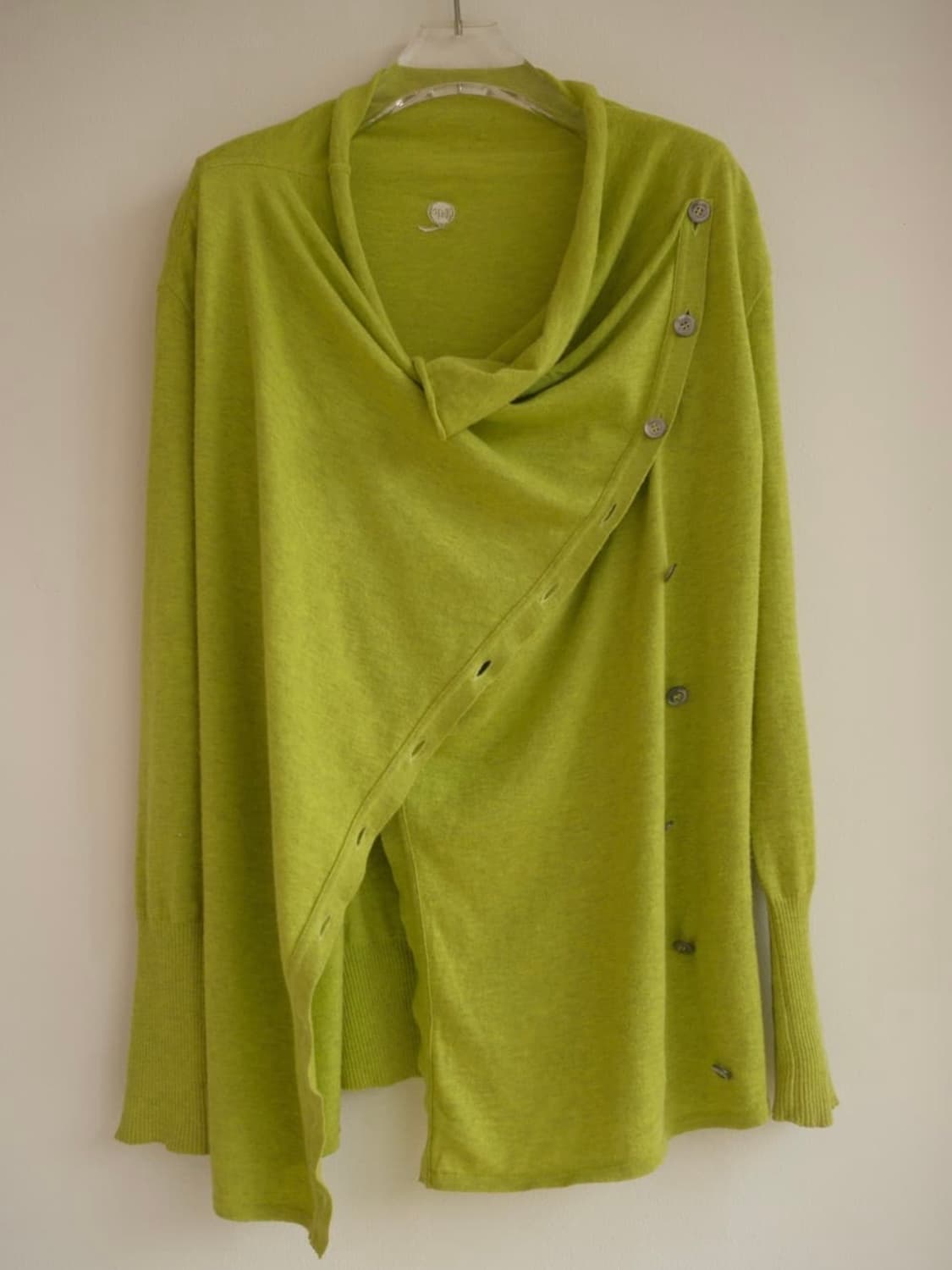 Drape button cardigan 상품이미지3