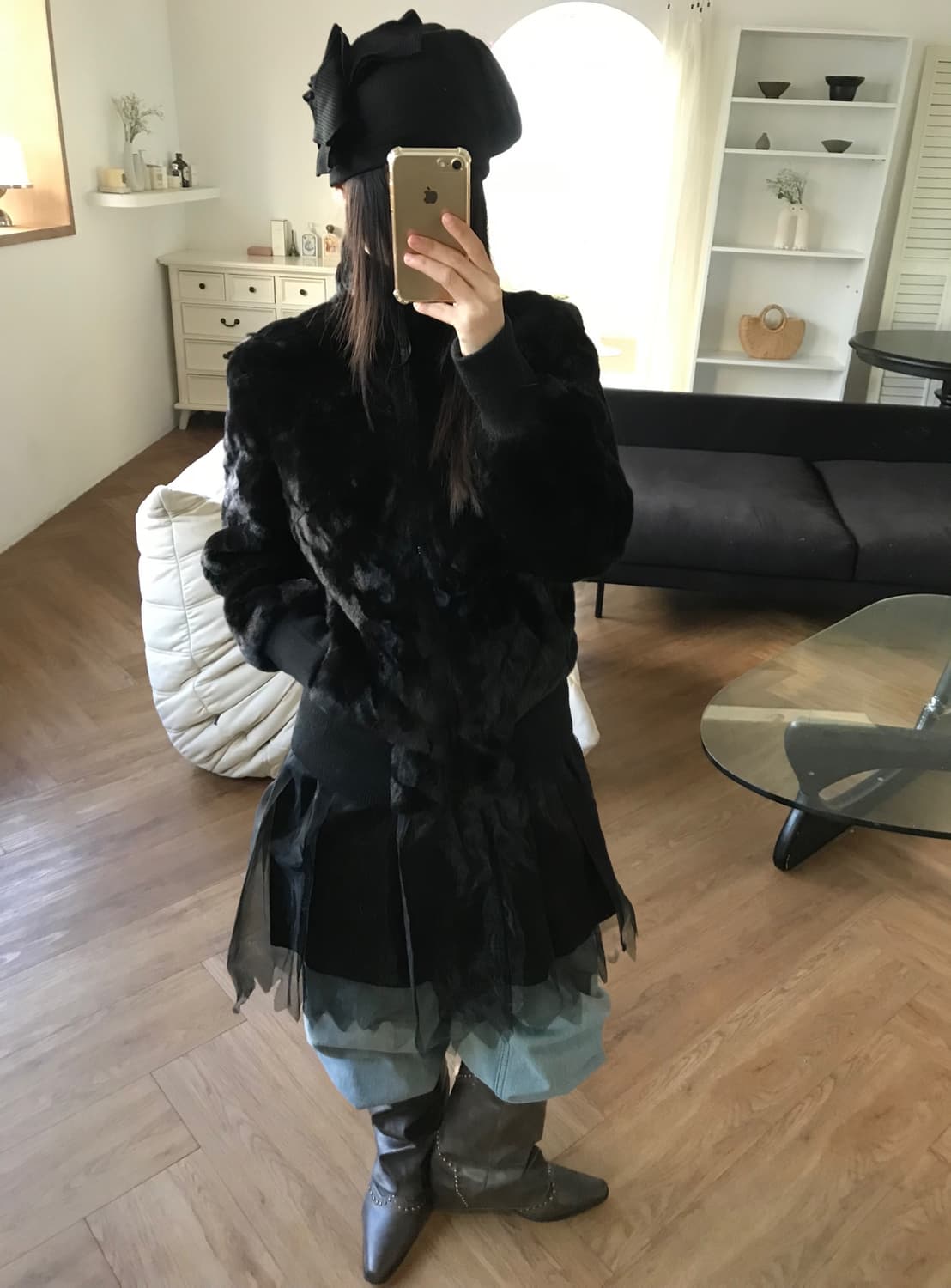 vintage sheer skirt 상품이미지1