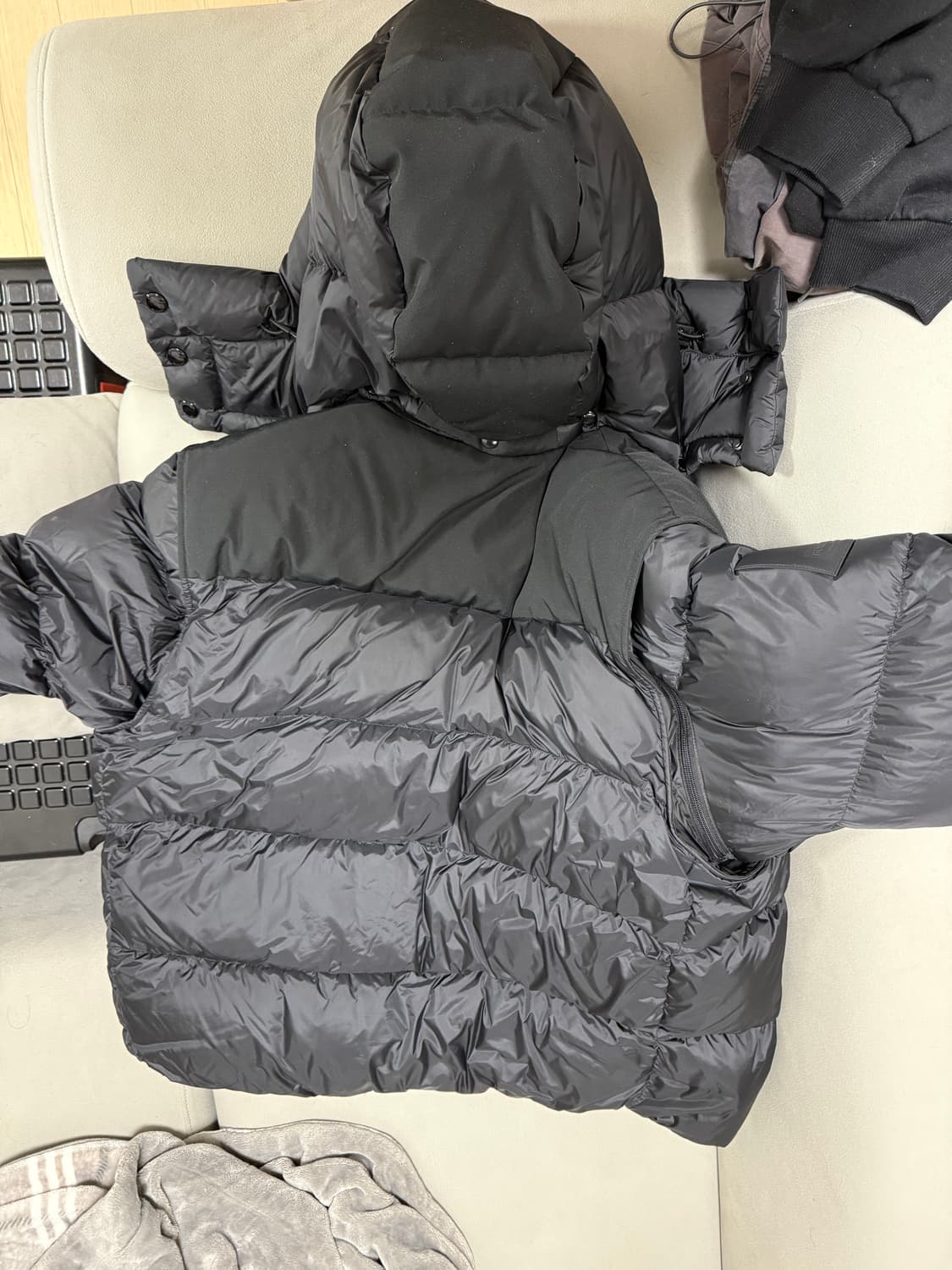 버버리 디태처블 패딩 XL 상품이미지5