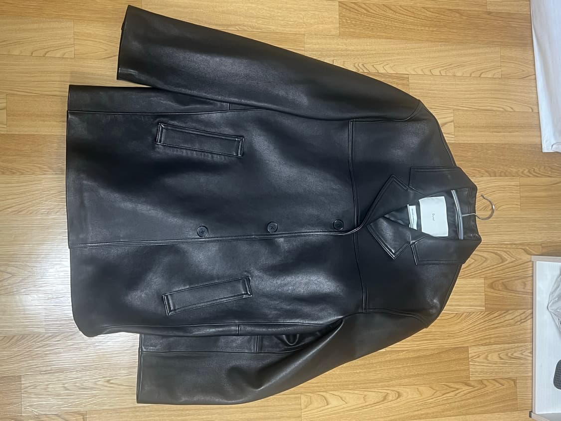 던스트 포 맨 램스킨 레더 하프자켓 상품이미지5