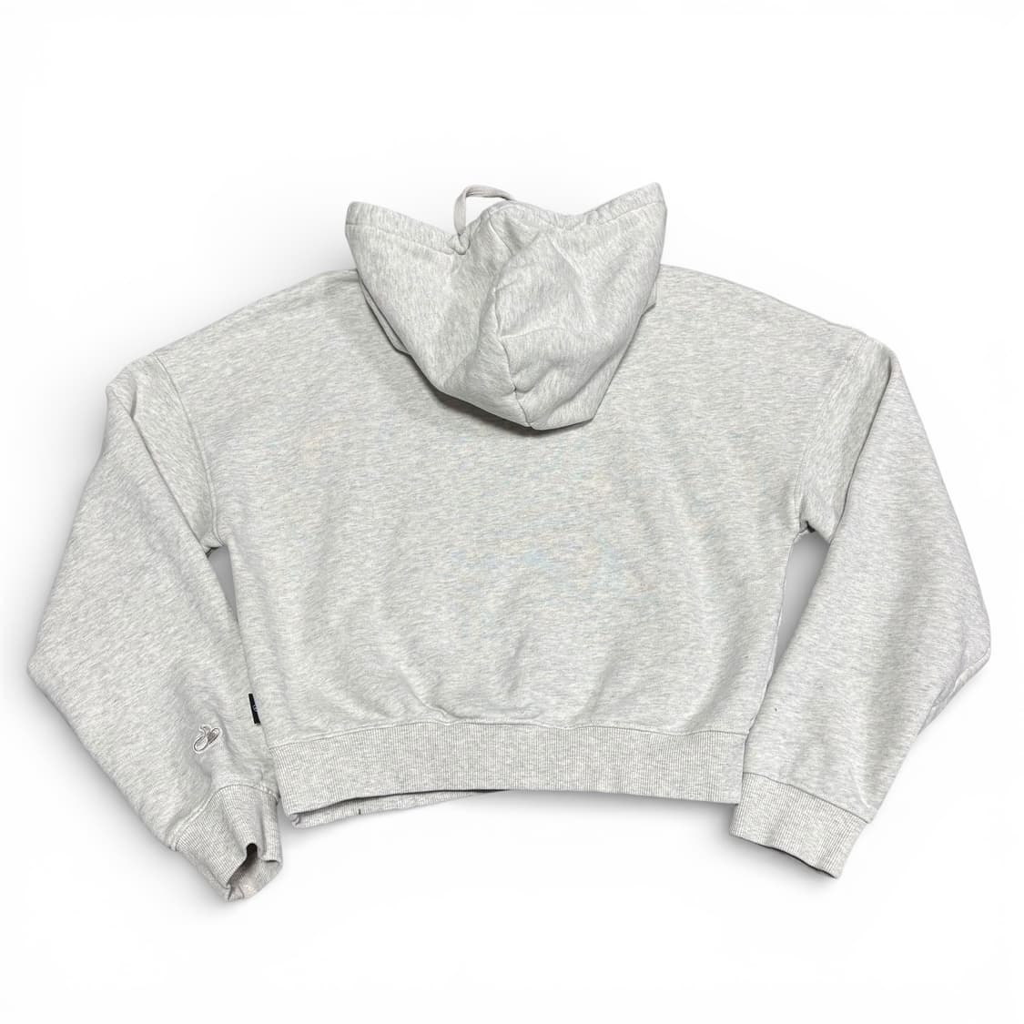 1 우먼M 키르시 멜란지그레이 숏 후드티 상품이미지2