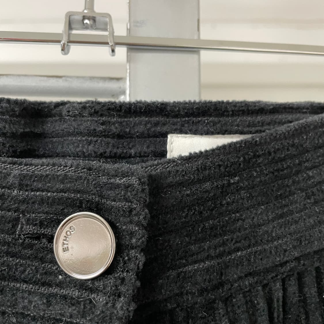 ETHOS 에토스 코듀로이 팬츠 블랙 S(W) 상품이미지4