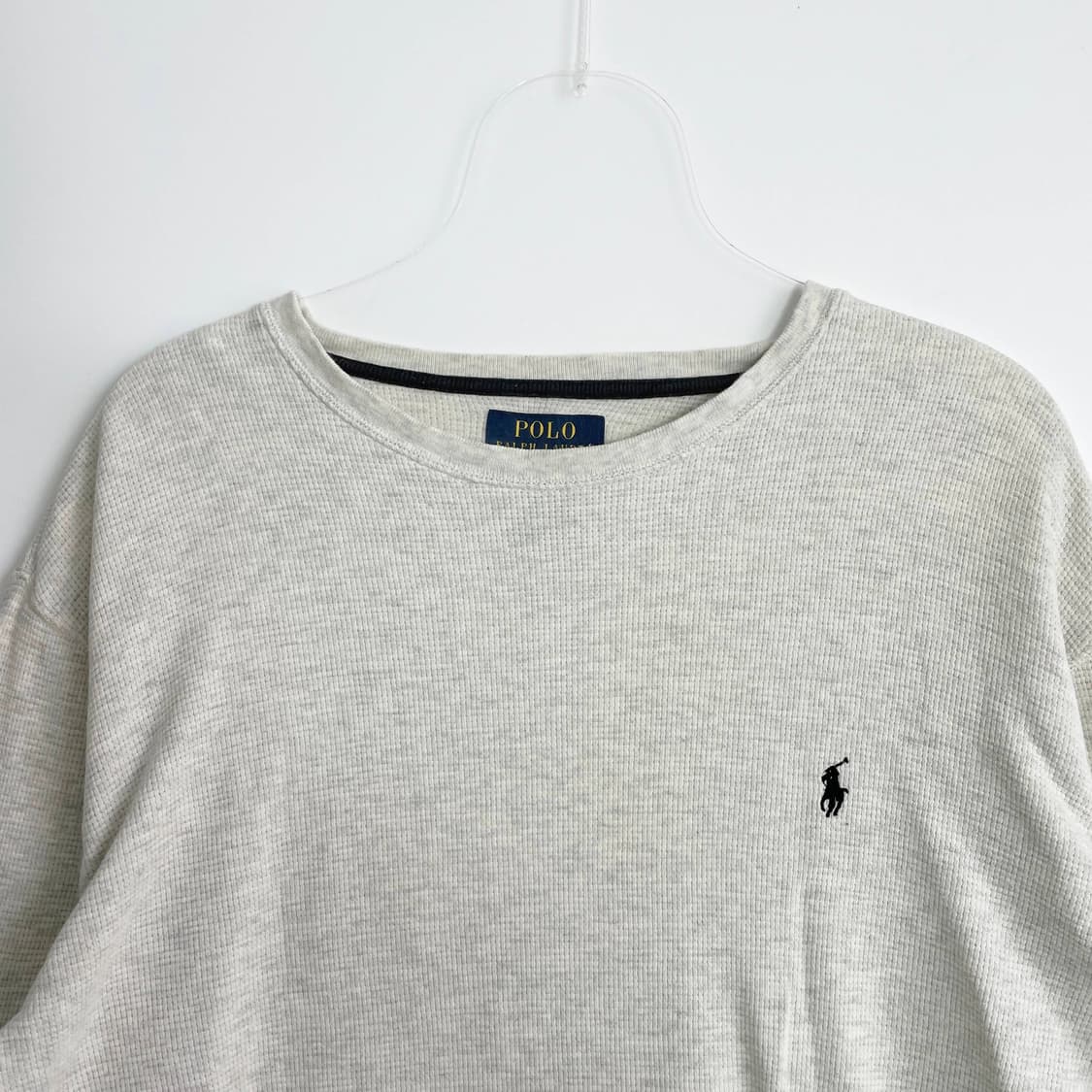 B1 폴로랄프로렌 와플 텍스처 롱슬리브 크루넥 티셔츠 110-115사이즈 상품이미지2