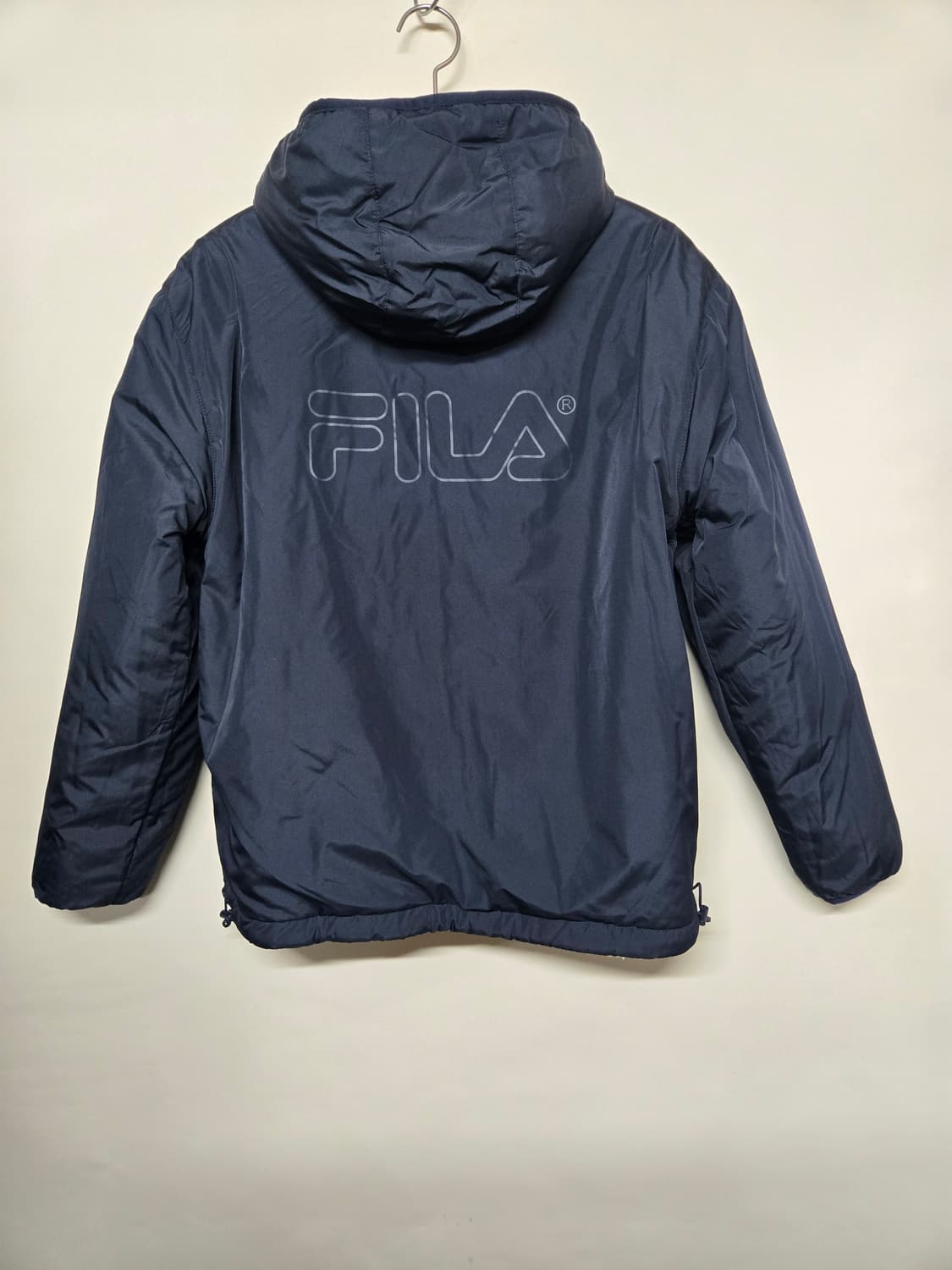 휠라 양털 후리스 리버시블 후드집업S 상품이미지3