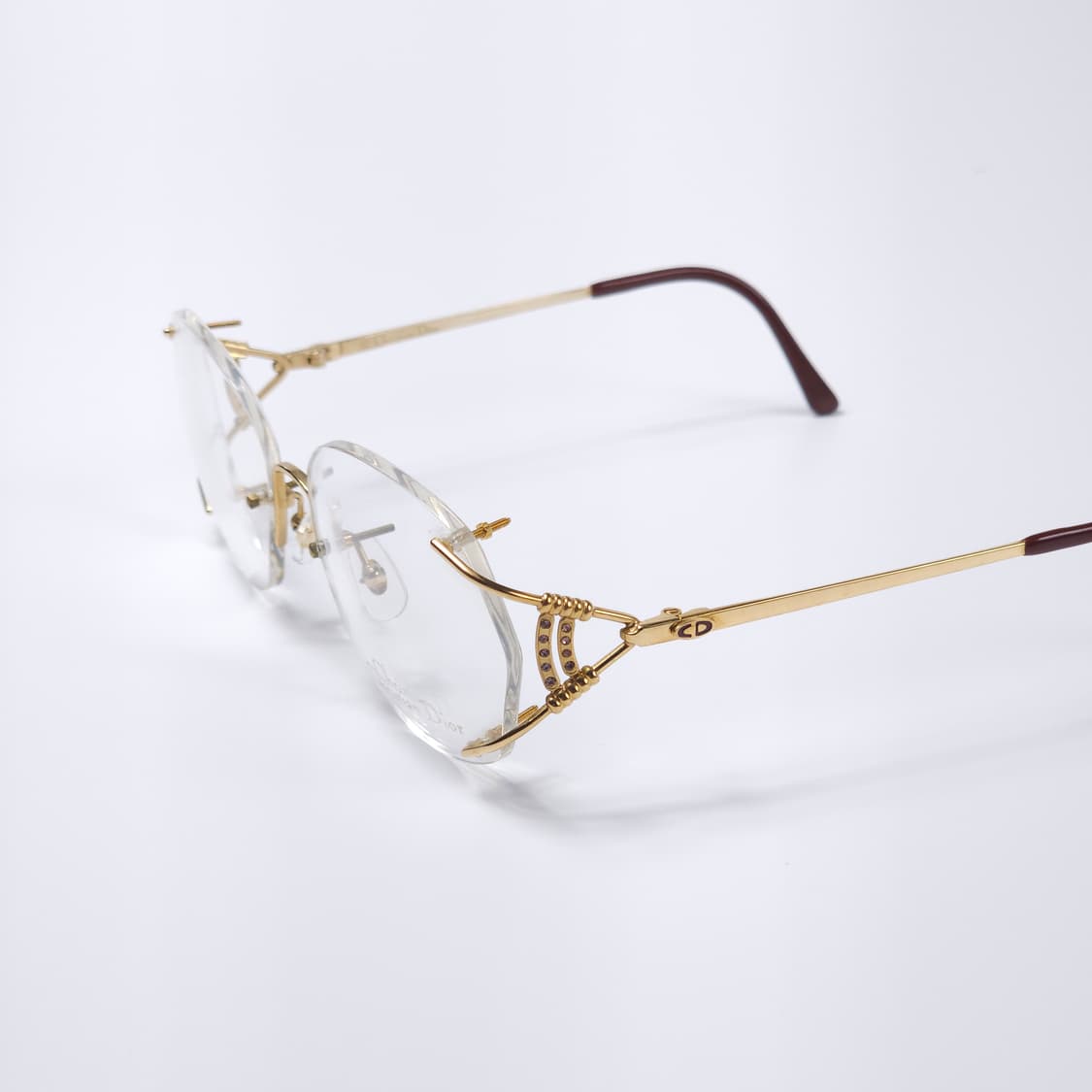 90's 크리스챤디올 올드빈티지 무테 안경 상품이미지2