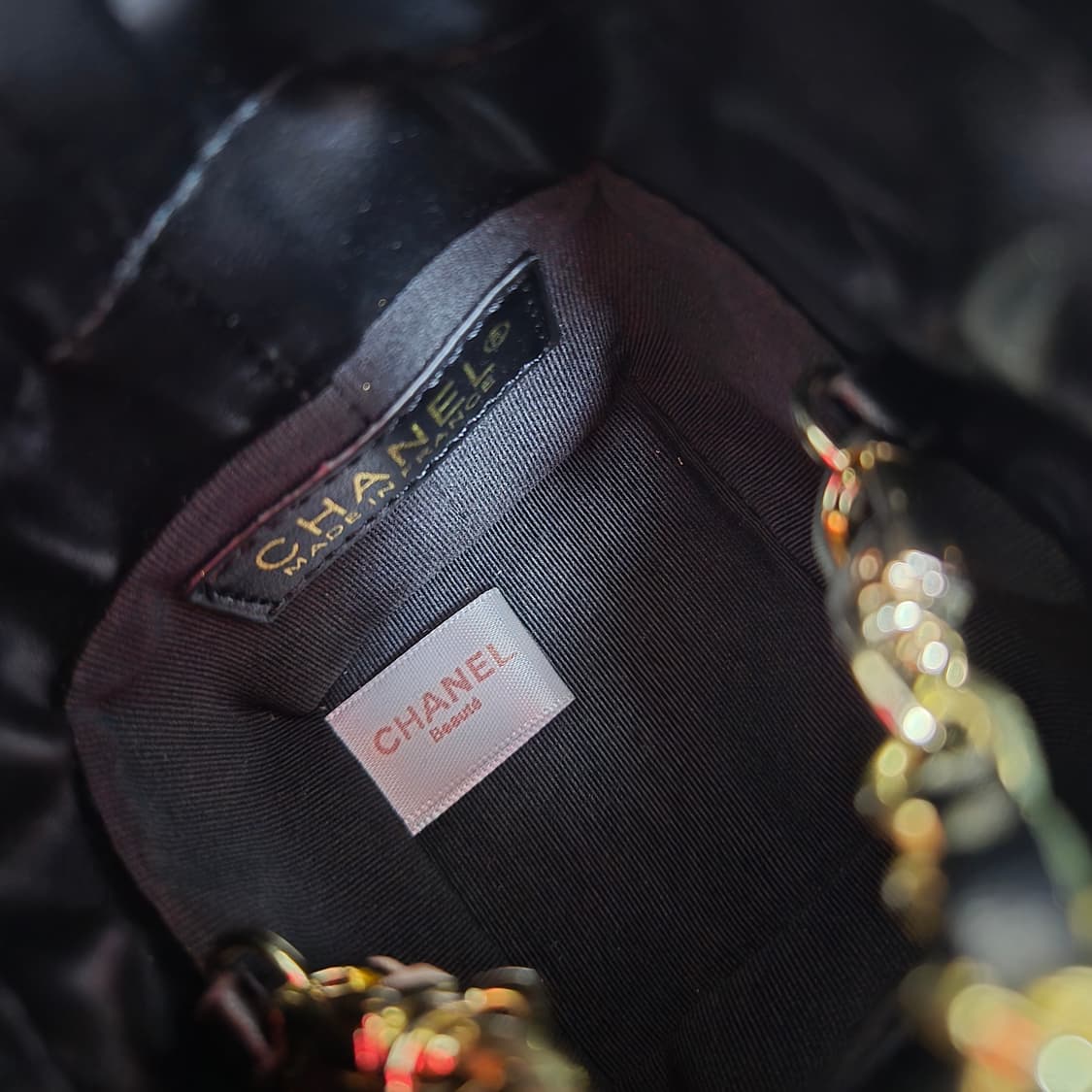 샤넬뷰티 노벨티 미니 복조리백 블랙/실버 상품이미지2