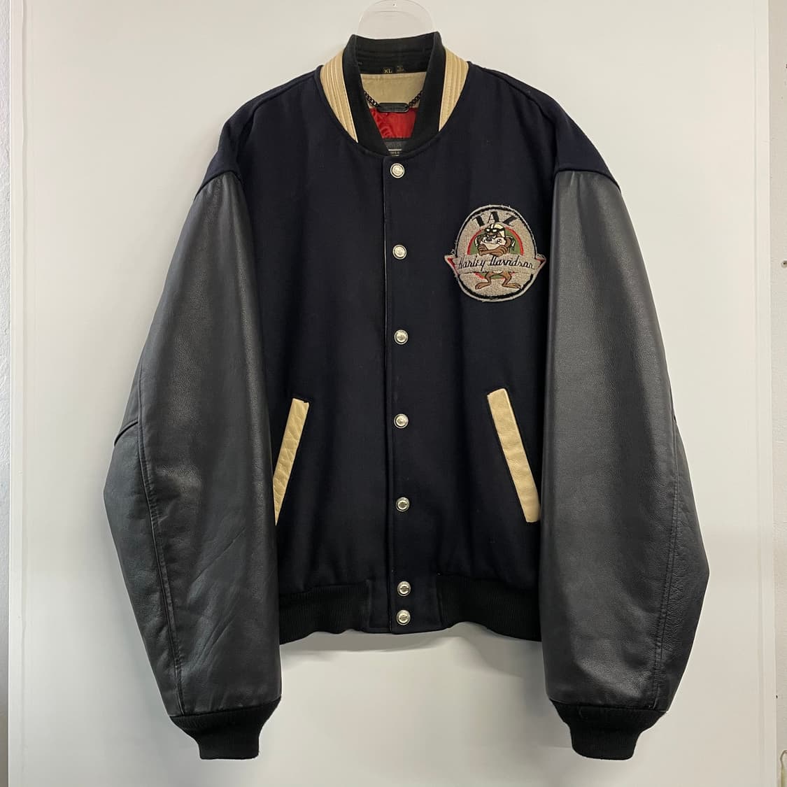 할리 데이비슨 50주년 테즈 가죽 바시티 자켓 상품이미지2