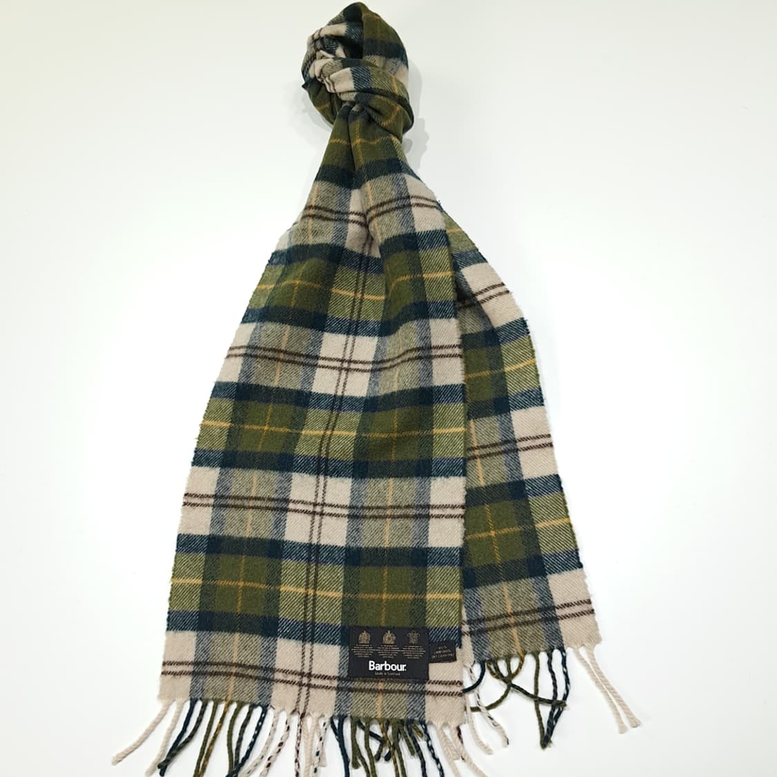 MX557 바버 스코틀랜드판 램스울 클래식타탄 머플러 목도리 상품이미지2