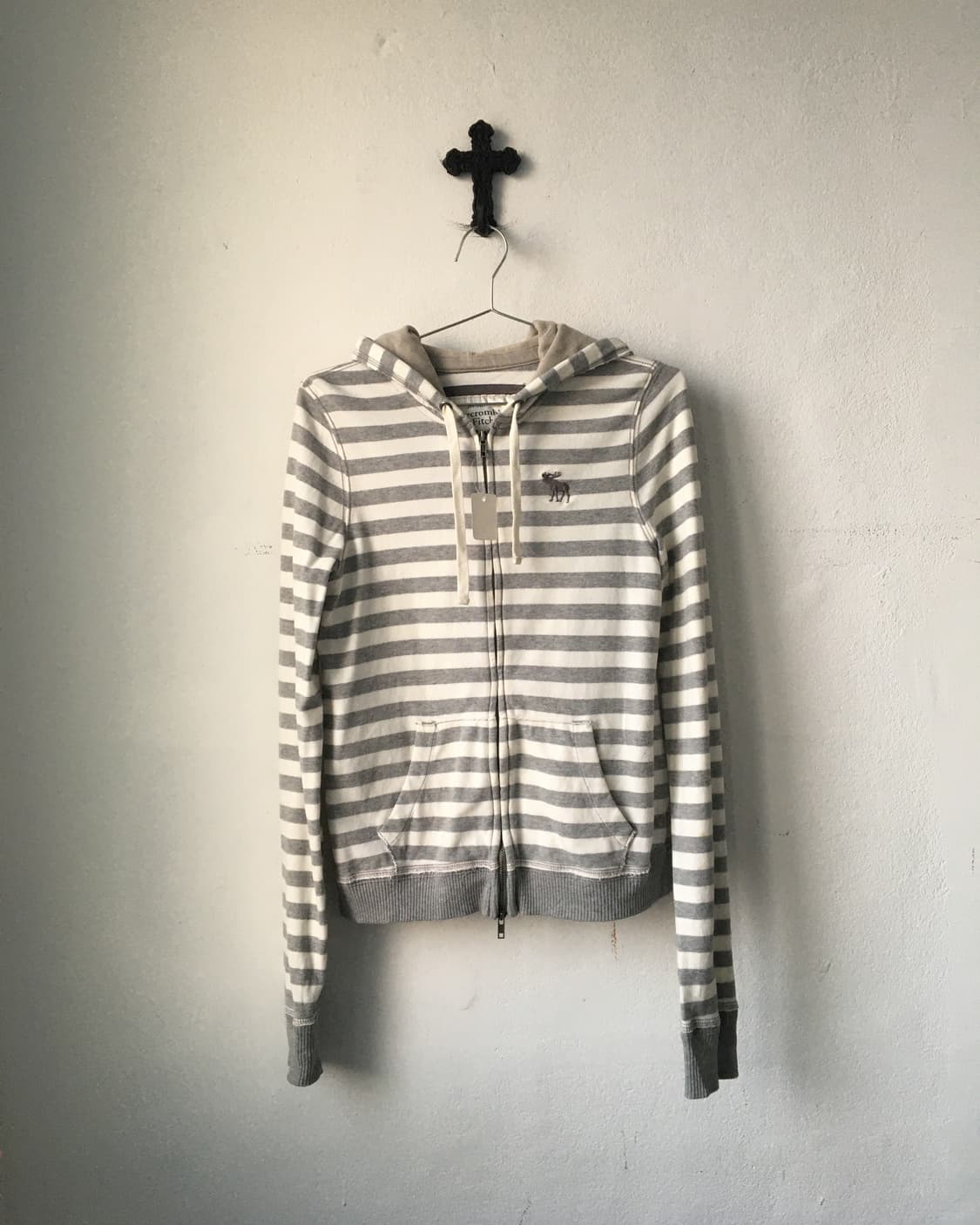 Abercrombie stripe pattern hood zip up 상품이미지2