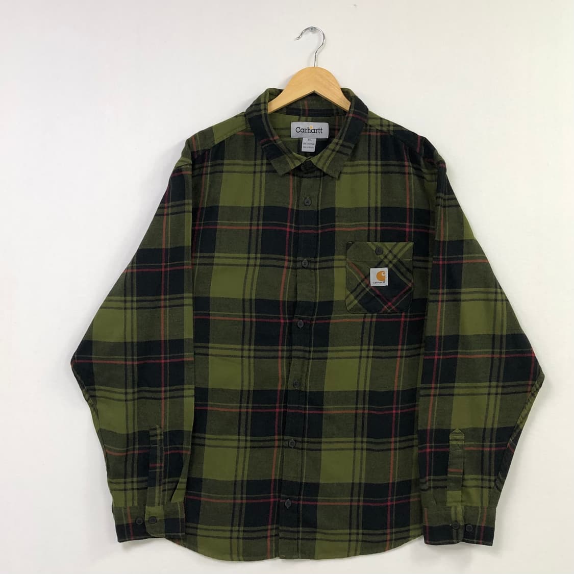 Xxl 칼하트 체크 워크 셔츠 상품이미지2