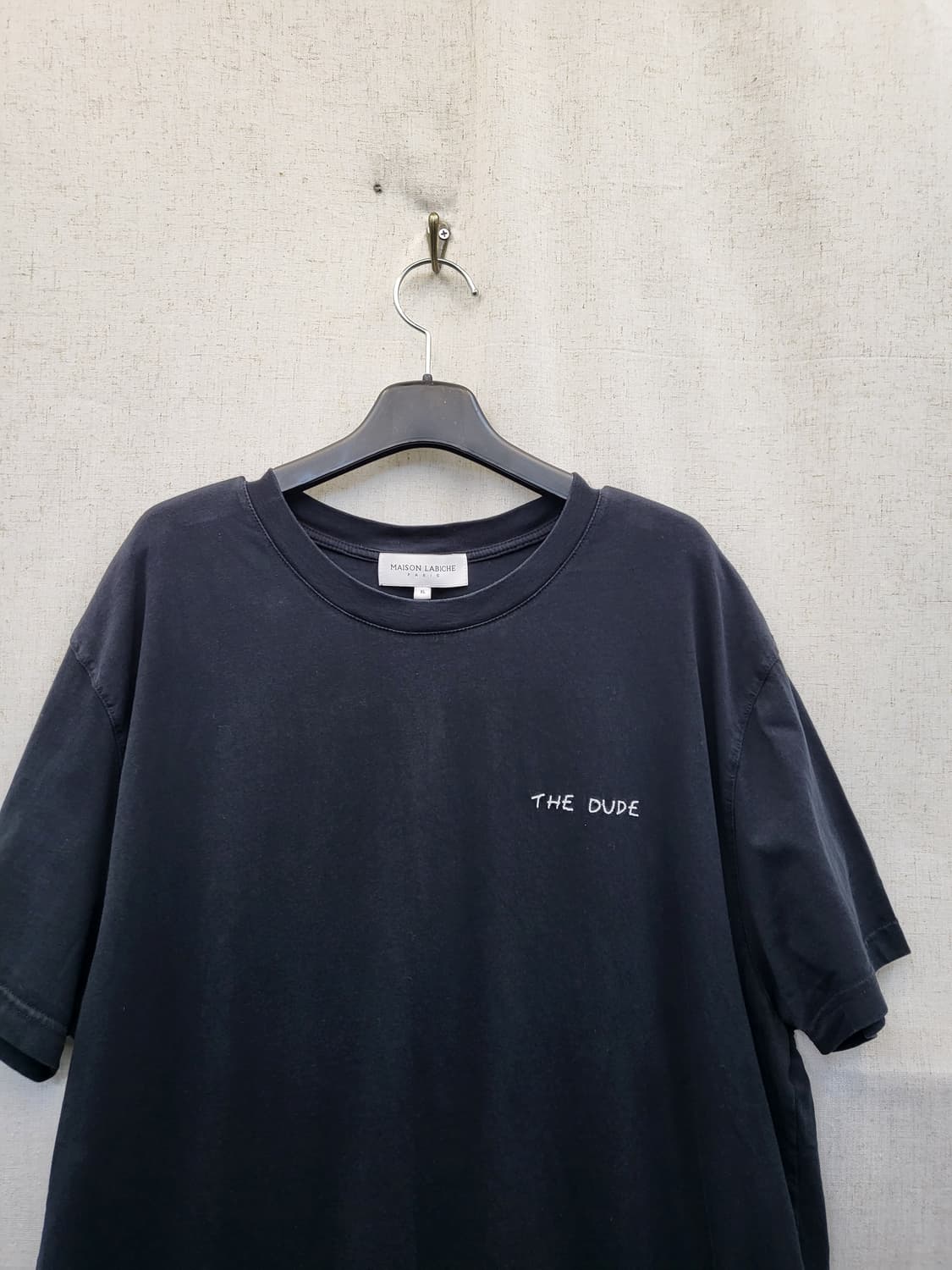 메종 라비쉐 블랙 반팔 티셔츠 상품이미지3