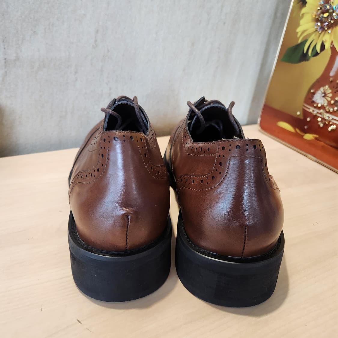 MAKI JACKIE 브라운 윙팁 👞 새상품급 280 / 클래식 남친룩 상품이미지3