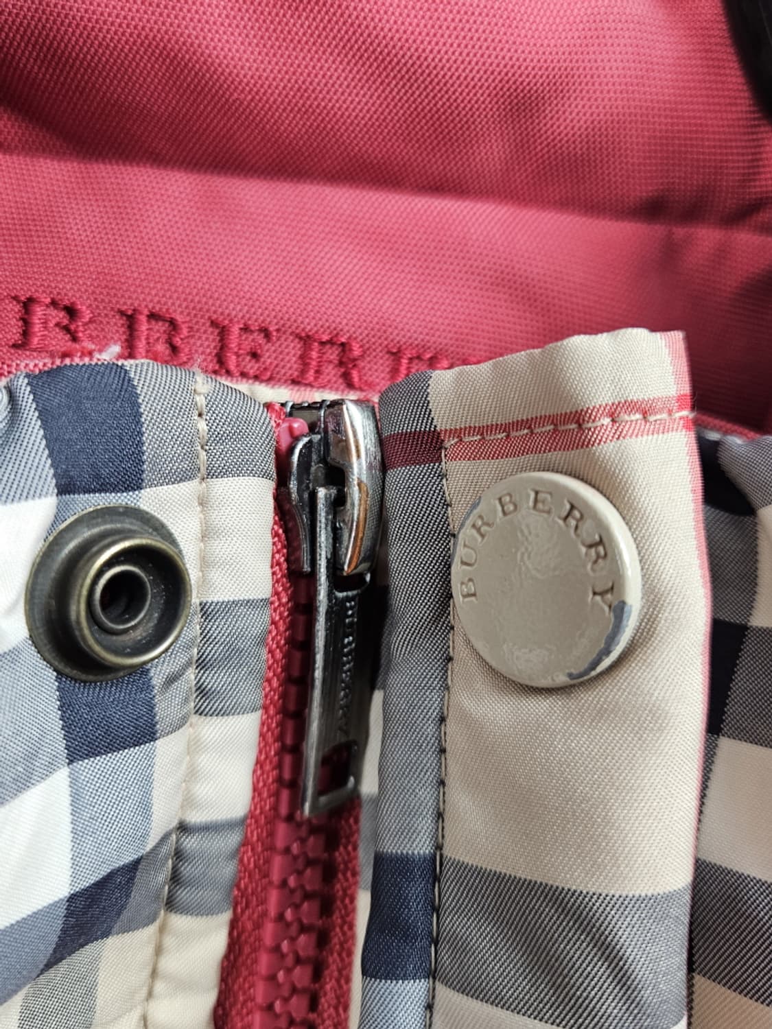 버버리 리버시블 덕다운 체크 패딩 베스트 ( XL ) / 10118 상품이미지5