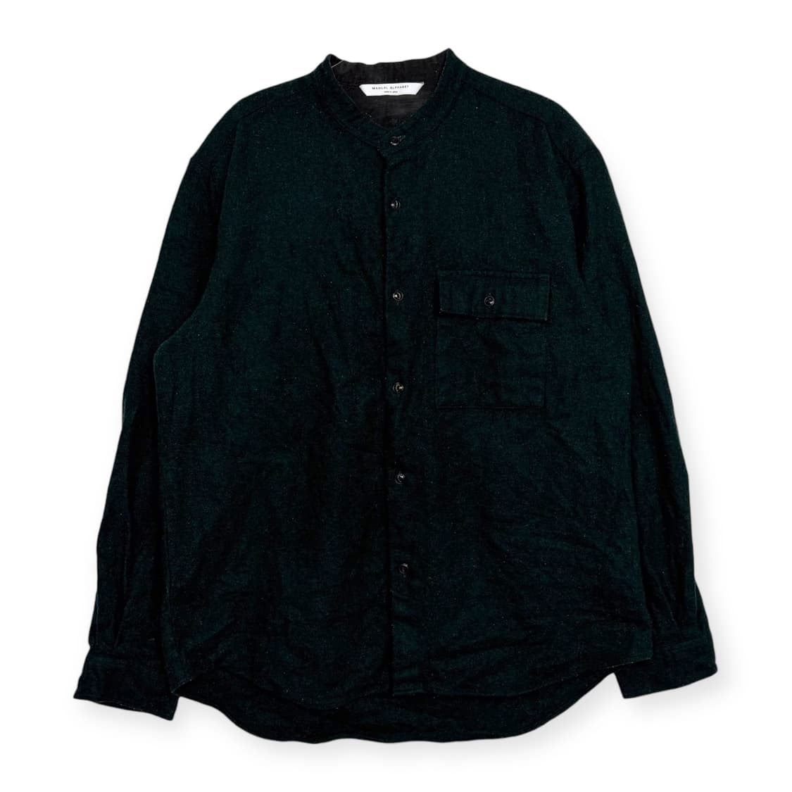 매뉴얼 알파벳 울 셔츠 상품이미지1