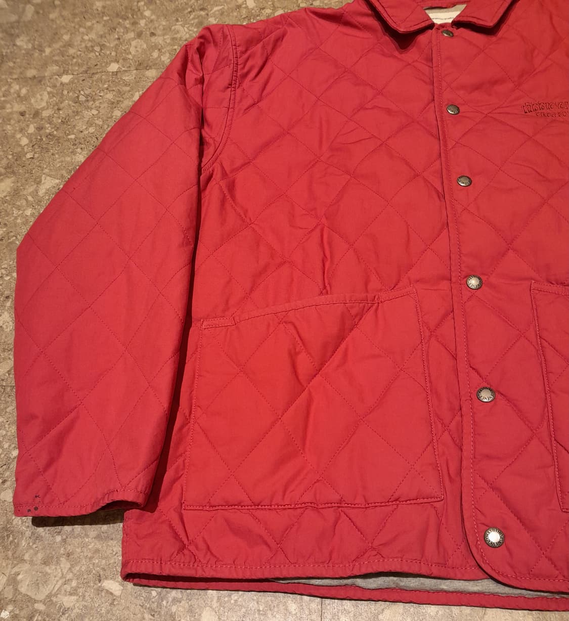 💥디스이즈네버댓 3M 퀄팅자켓 와인 (M)
 상품이미지7