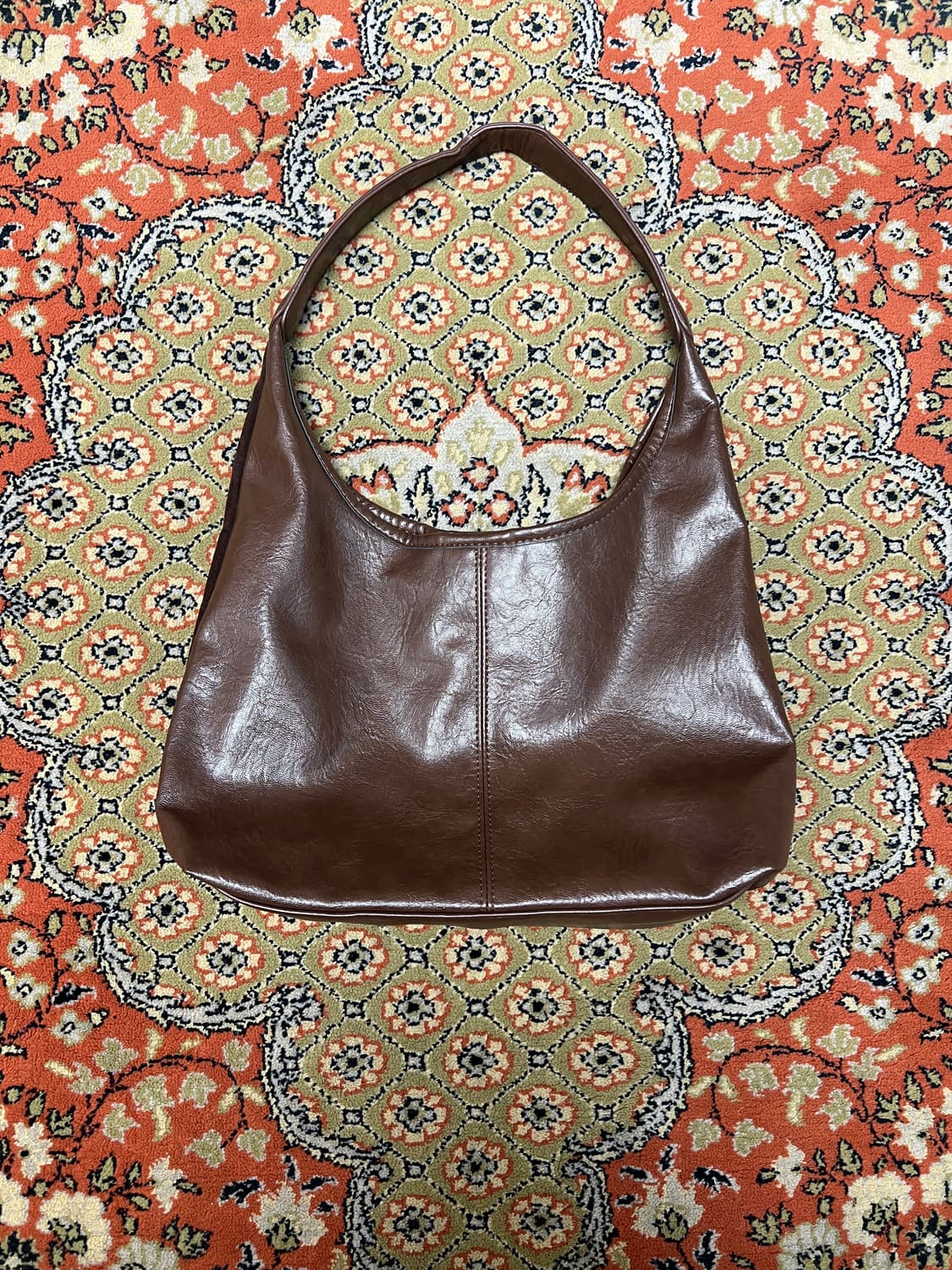 [FREE] 브라운 스웨이드 레더 토트백  상품이미지2