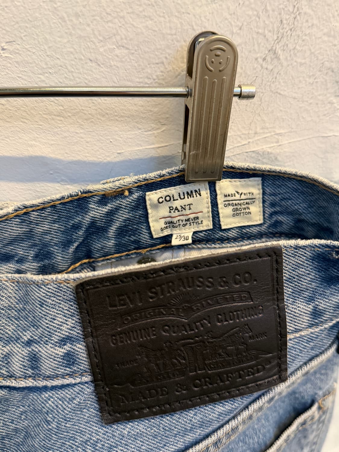 Levis Made&Crafted 리바이스 데님 컬럼 팬츠 25x30 상품이미지6