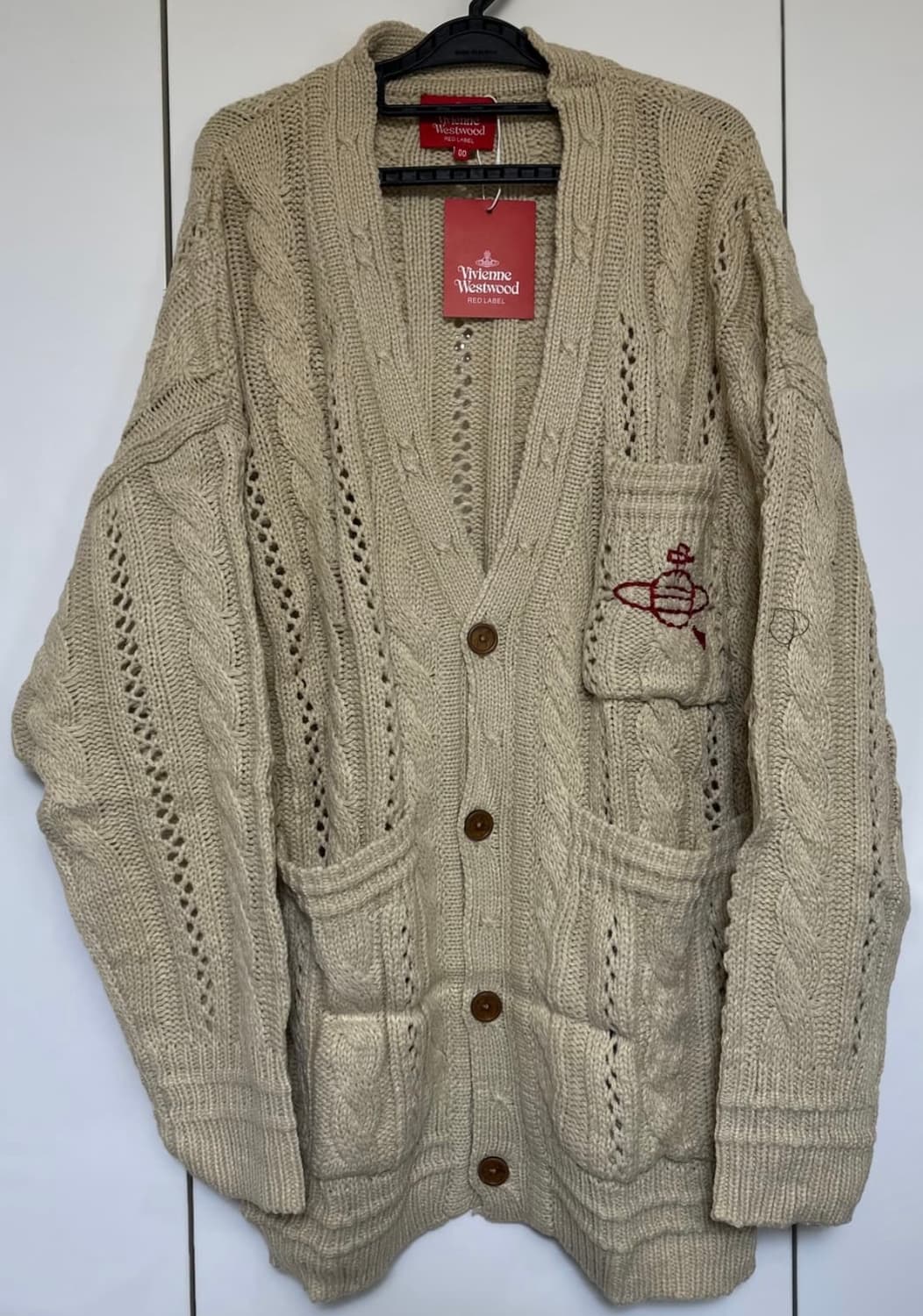 비비안웨스트우드 레드라벨 일본판 울 가디건 남여공용 상품이미지2