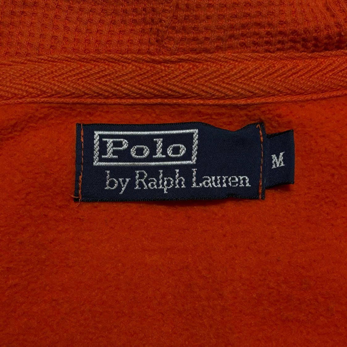 M 폴로랄프로렌 오렌지 기모 후드 집업 상품이미지4