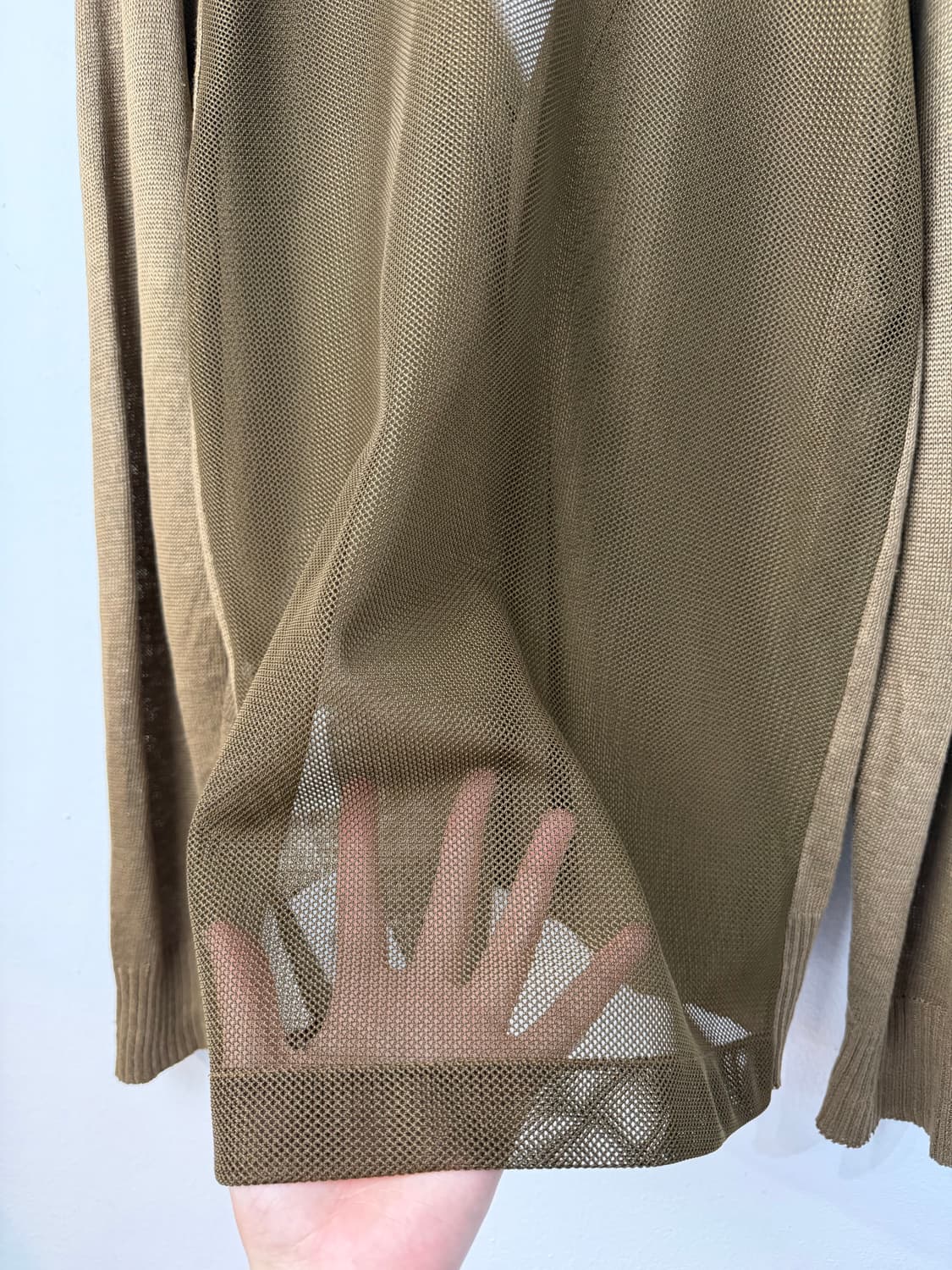 90s 꼼데가르송 옴므 리넨 가디건 상품이미지5