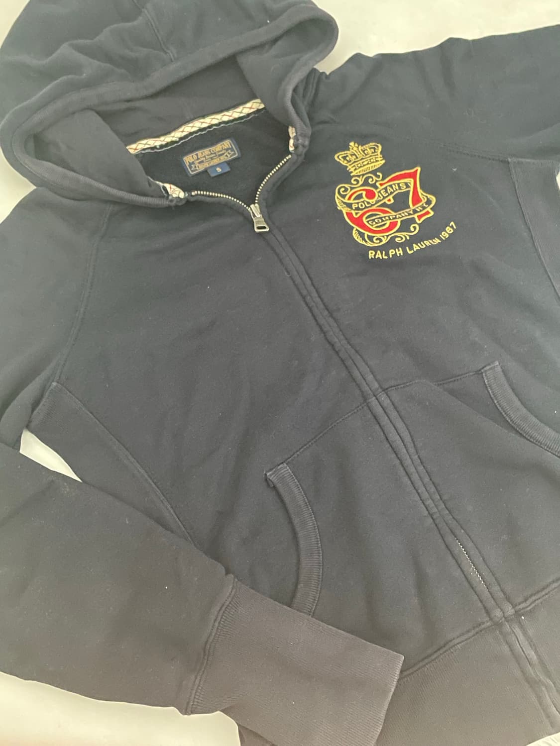 폴로 후드집업 네이비 폴로랄프로렌진스 국내유일매물 상품이미지5