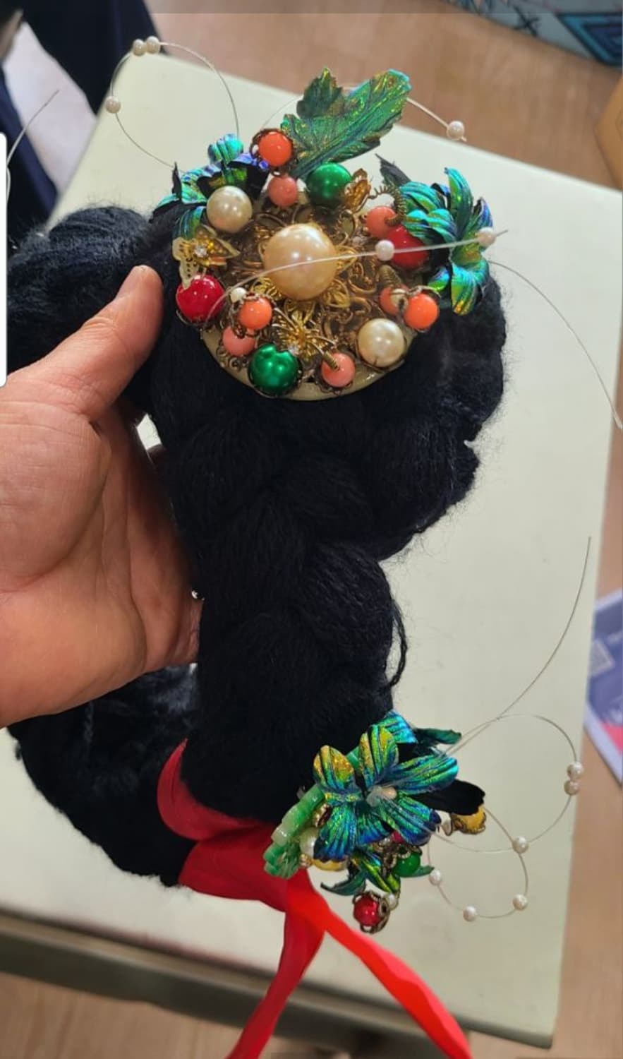 한국 전통 가채 댕기 장식 어우동 가채 상품이미지5