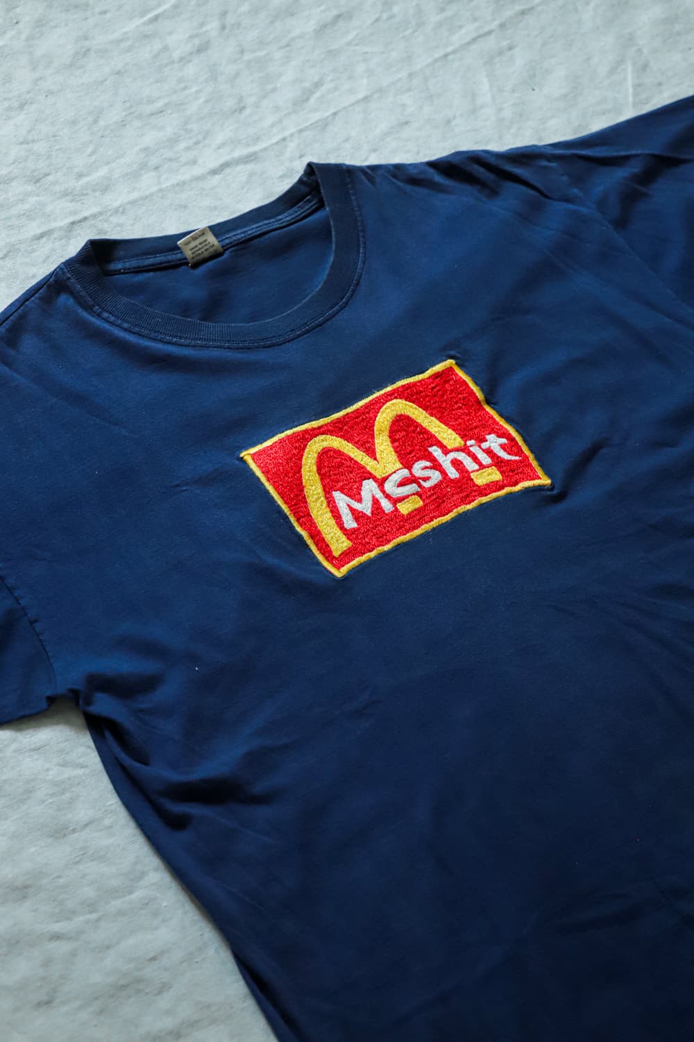빈티지 90’s Mcshit 맥도날드 패러디 티셔츠 L 상품이미지3