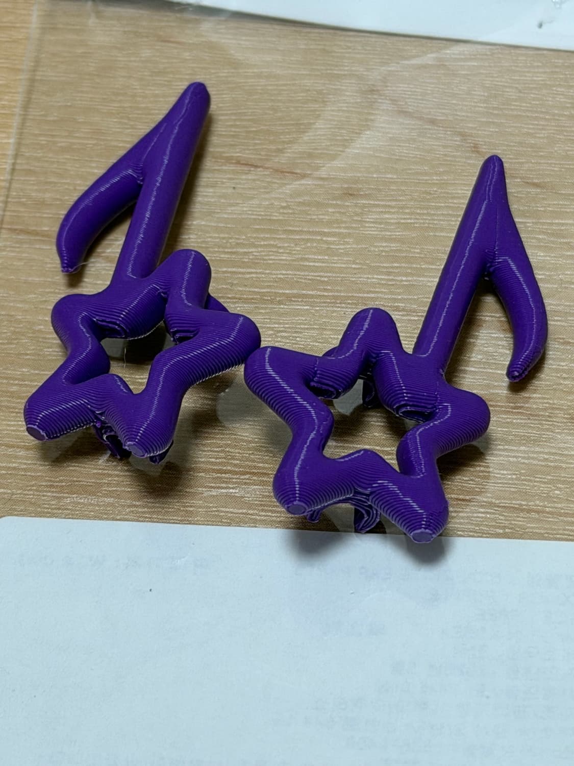 카비시 스타 줄이어폰 네이비 + 퍼플 별음표 파츠 세트 상품이미지6