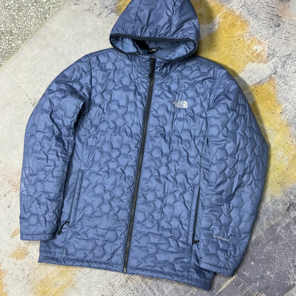 노스페이스 브이모션 후드 퀄팅자켓 m 상품이미지1