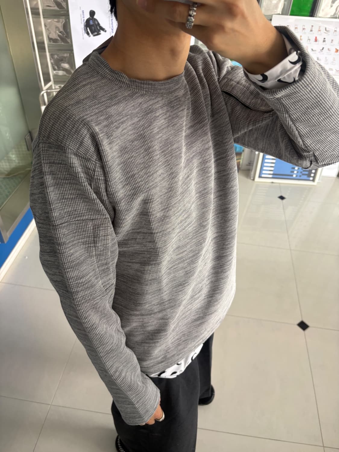 Double-face long sleeve 더블 페이스 롱 슬리브 상품이미지1