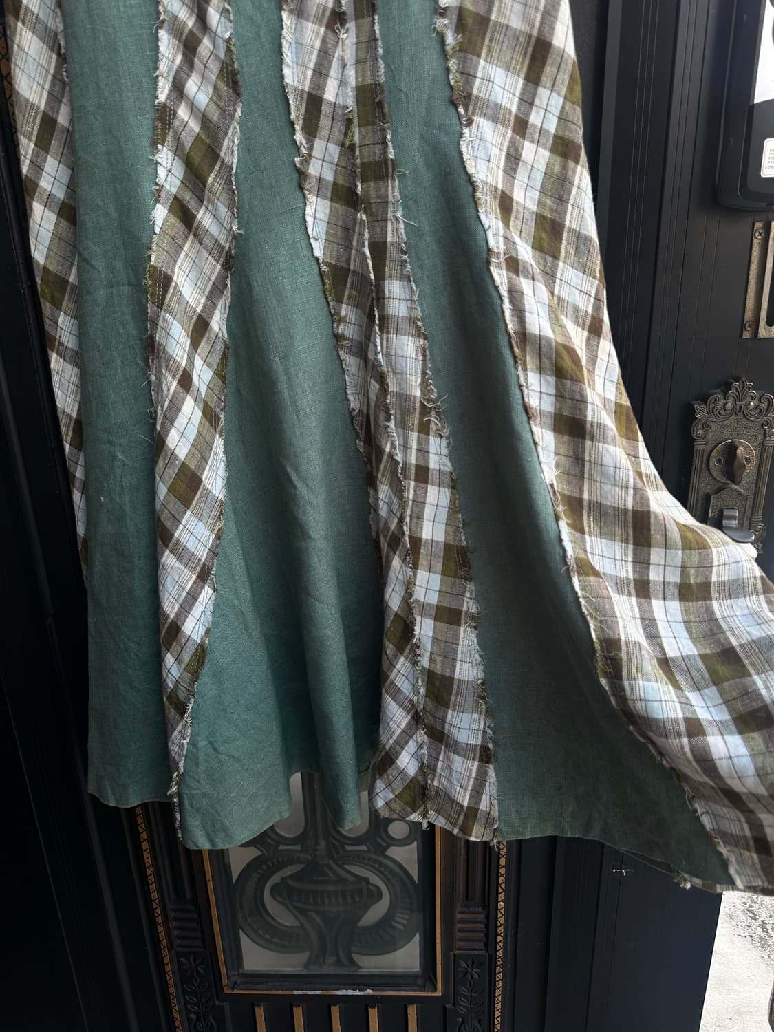 green eye patchwork skirt 상품이미지5