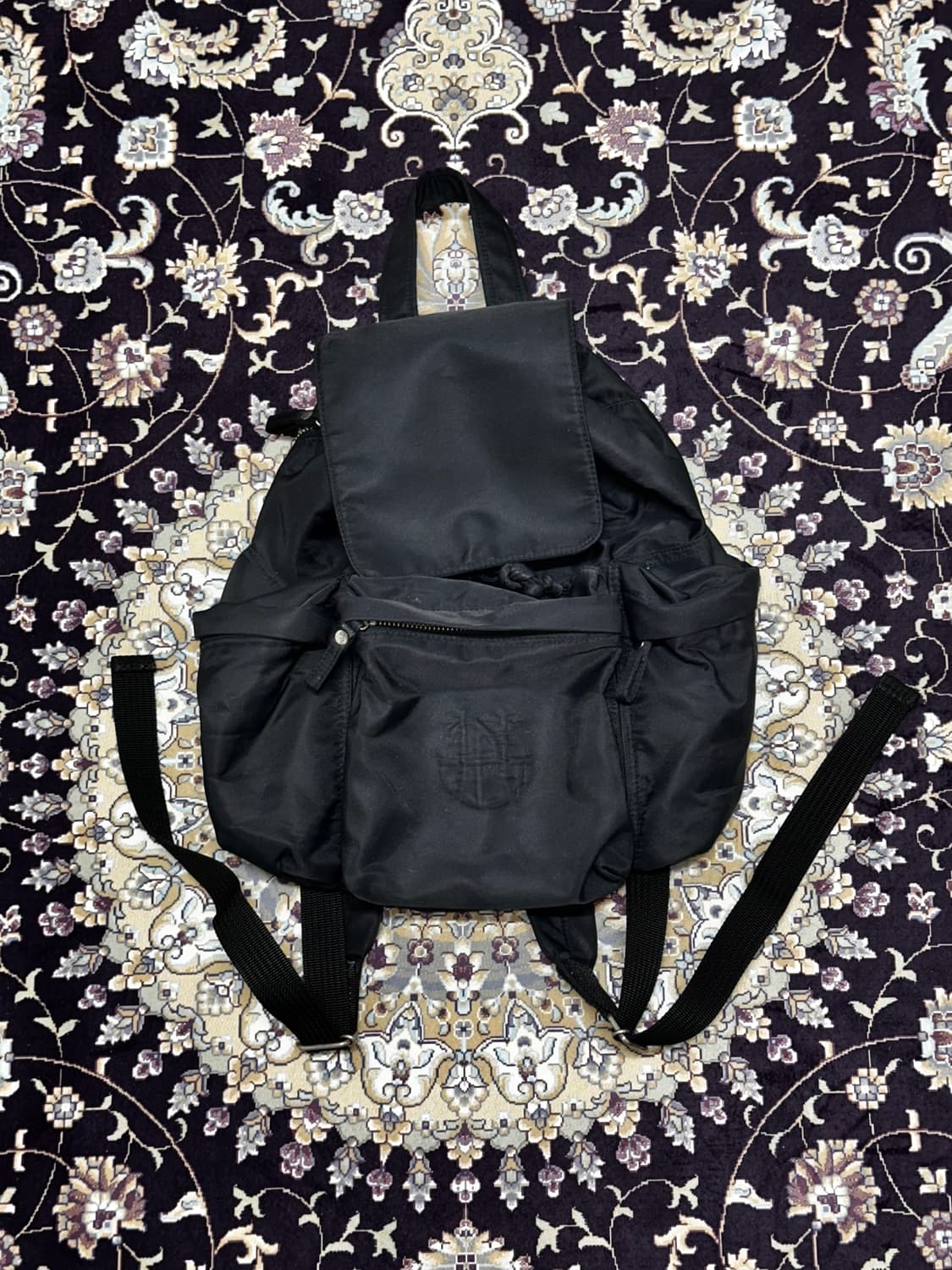 Jean paul gaultier 엠보싱 로고 백팩 상품이미지1