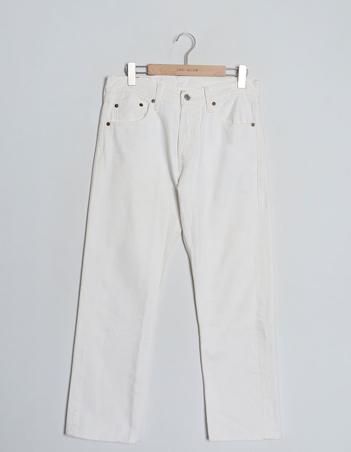 Levi's 501 White Denim Pant (30) 상품이미지1