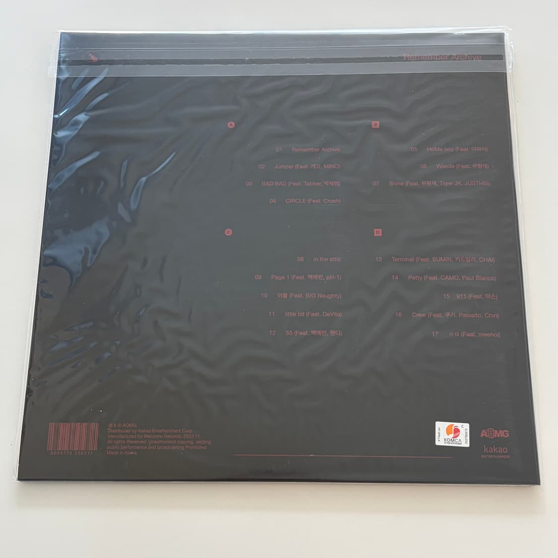 코드 쿤스트 (CODE KUNST) - 5집 컬러2lp 상품이미지2