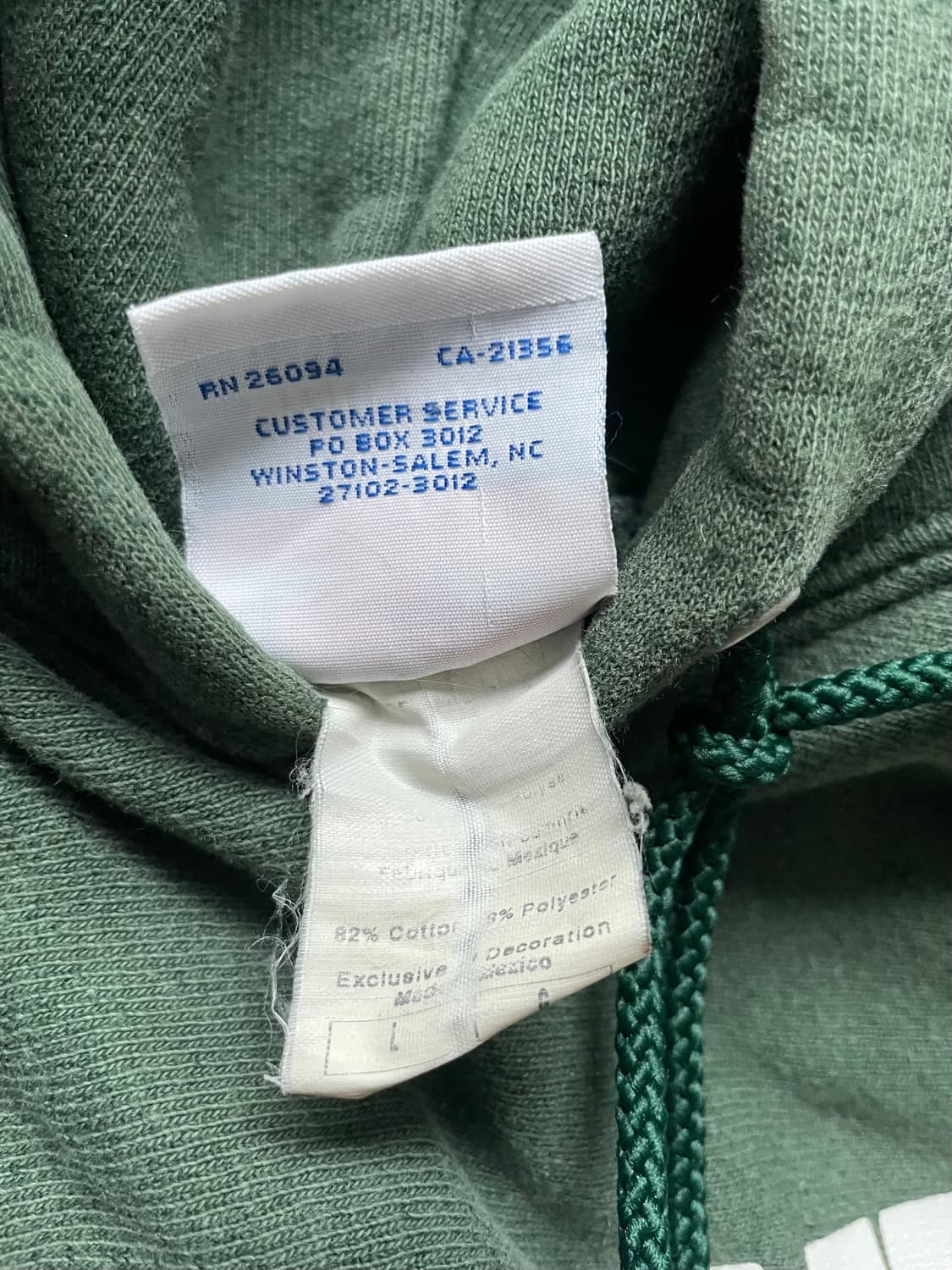 챔피온 리버스위브 다트머스 그린 L 멕시코 상품이미지6