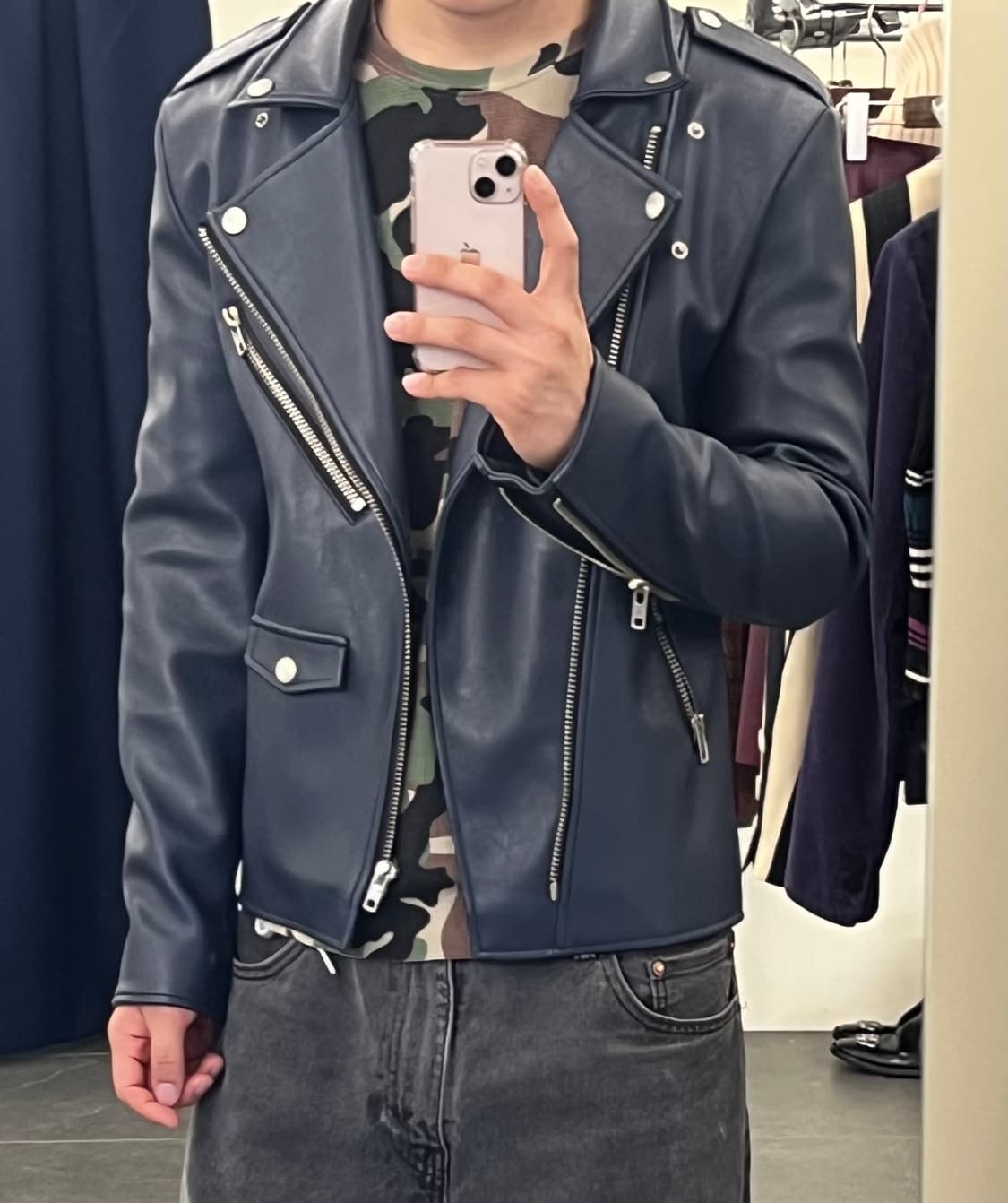 [M]라드뮤지션 에코 레더 라이더 자켓 상품이미지8