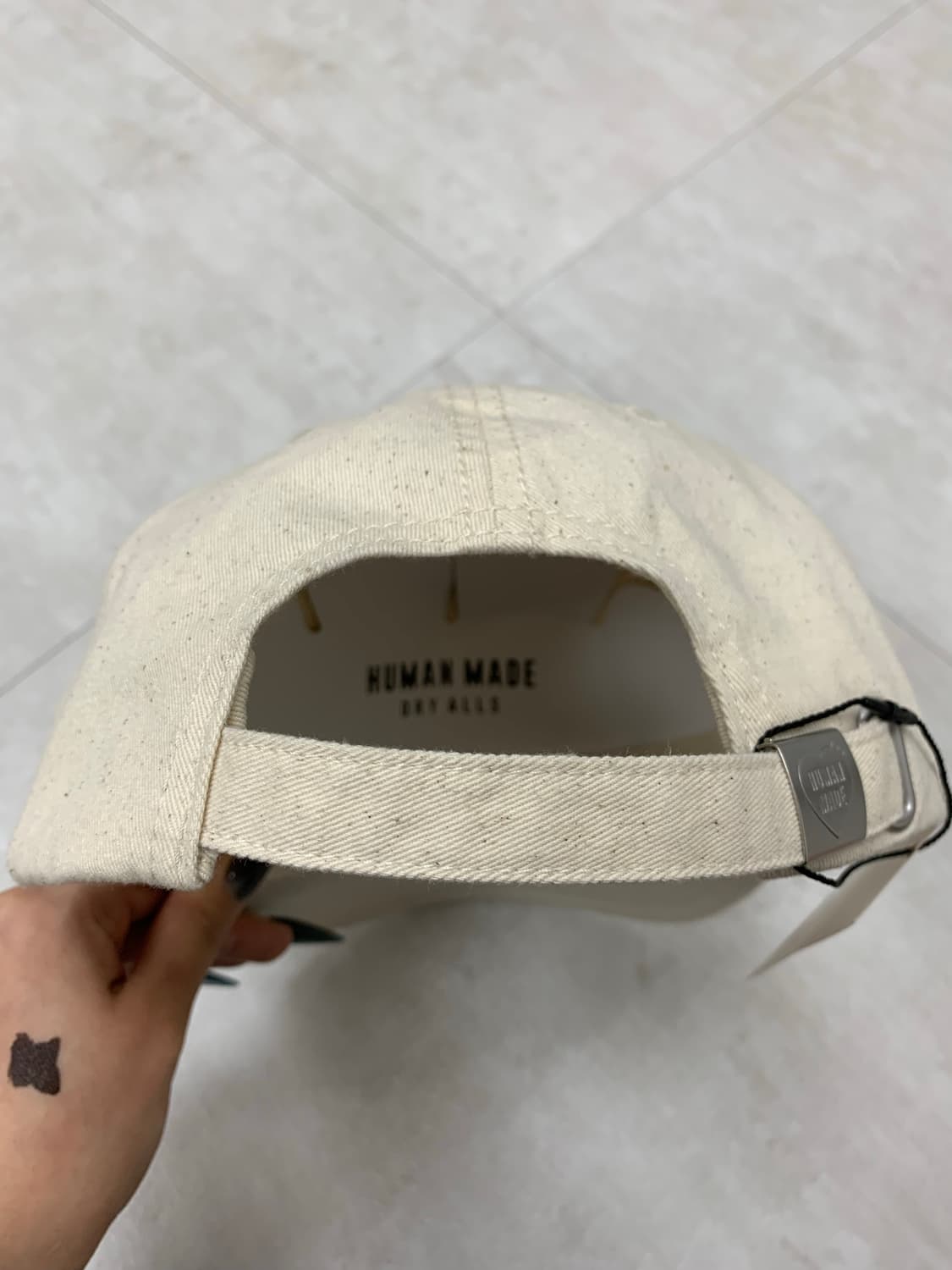 휴먼메이드 아이보리 패치 디테일 볼캡 #299 상품이미지4