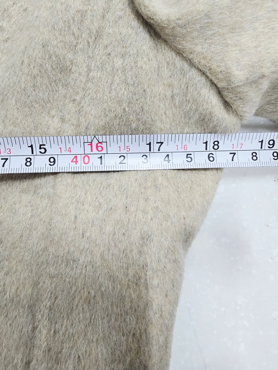 K_daba 핸드메이드 울코트 아이보리 자켓 상품이미지7