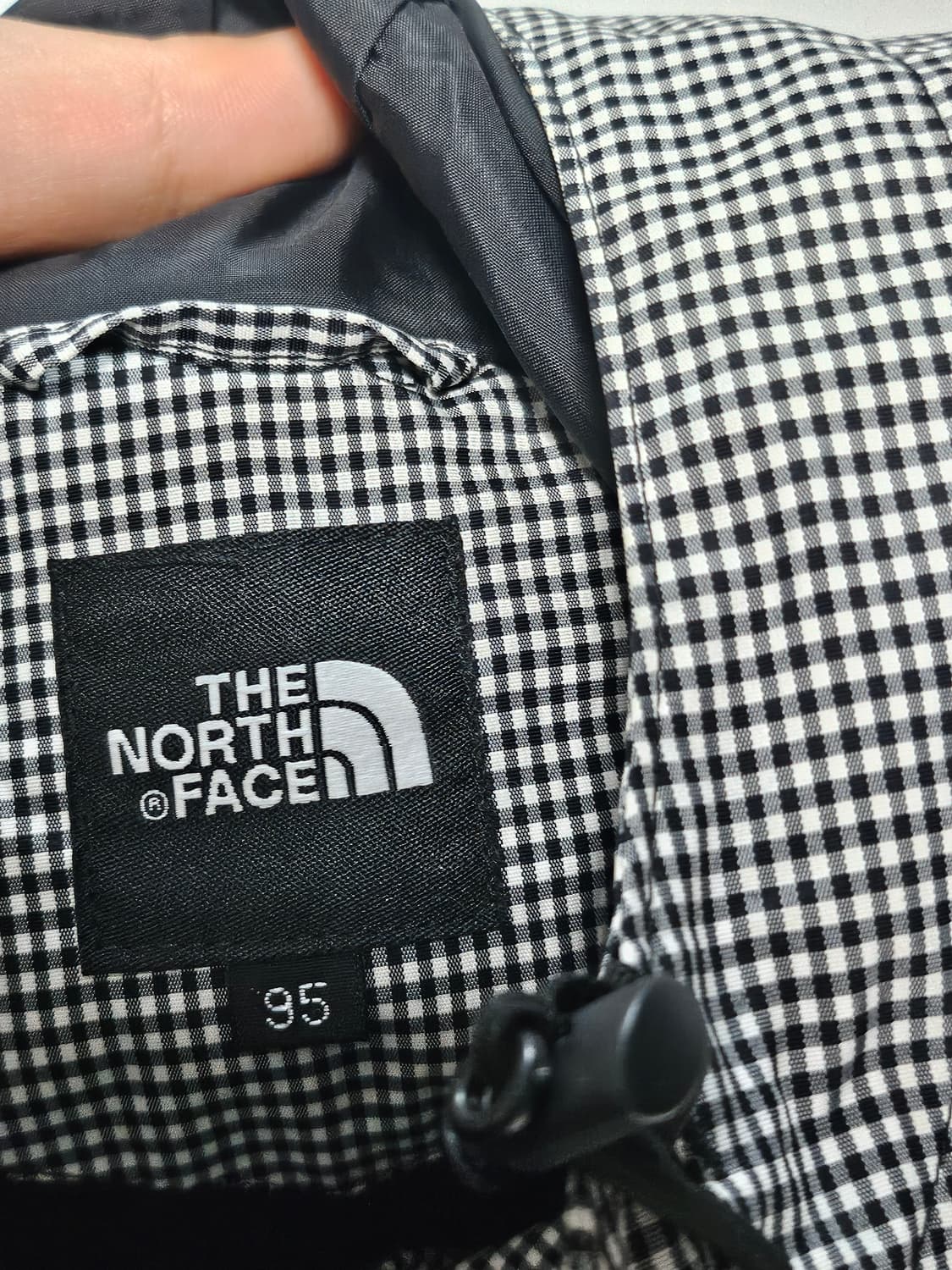 The North Face 체크패턴 바람막이 95 상품이미지4
