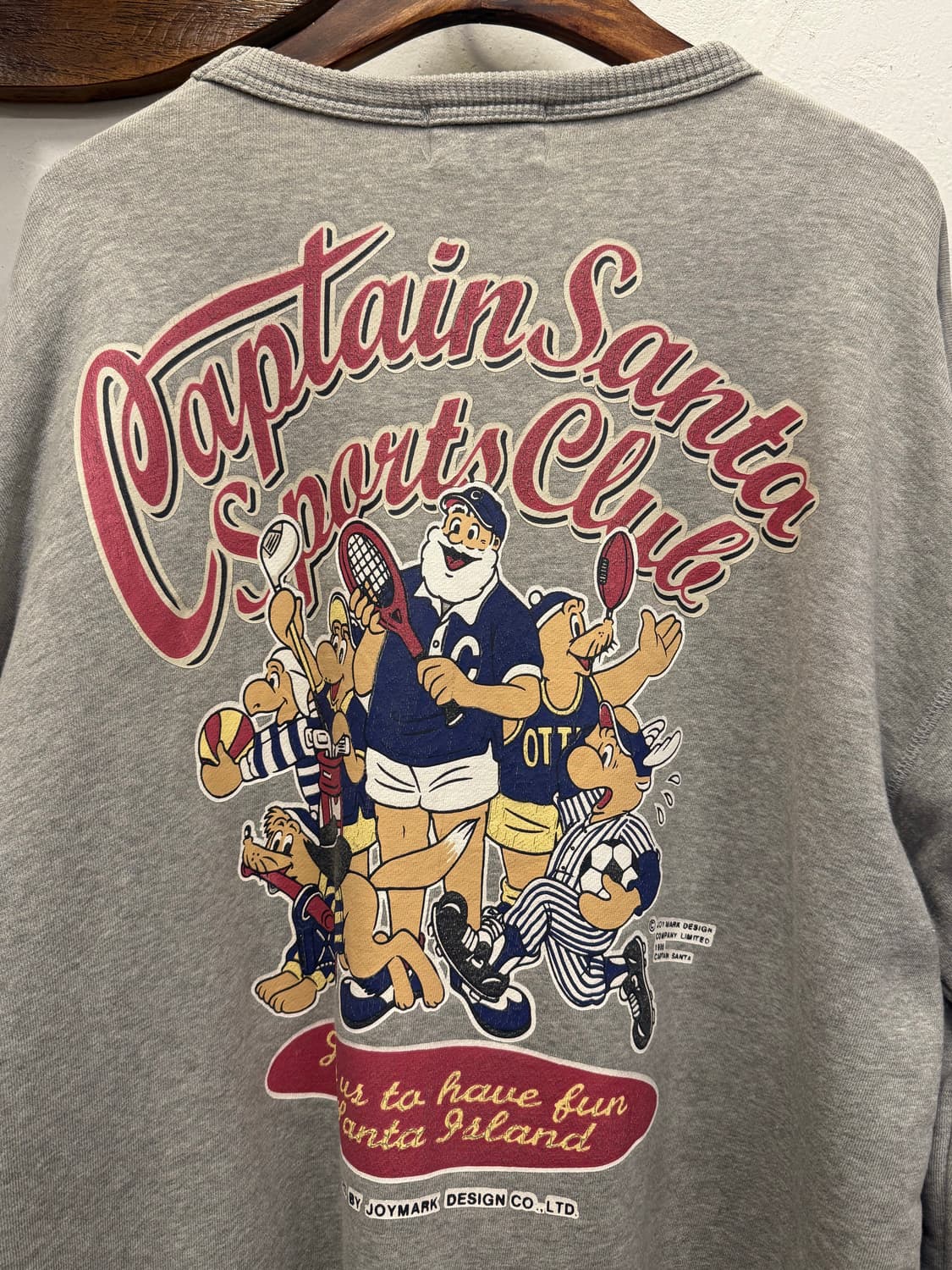 L) 80s Captain Santa Sports Club Sweatsh 상품이미지1