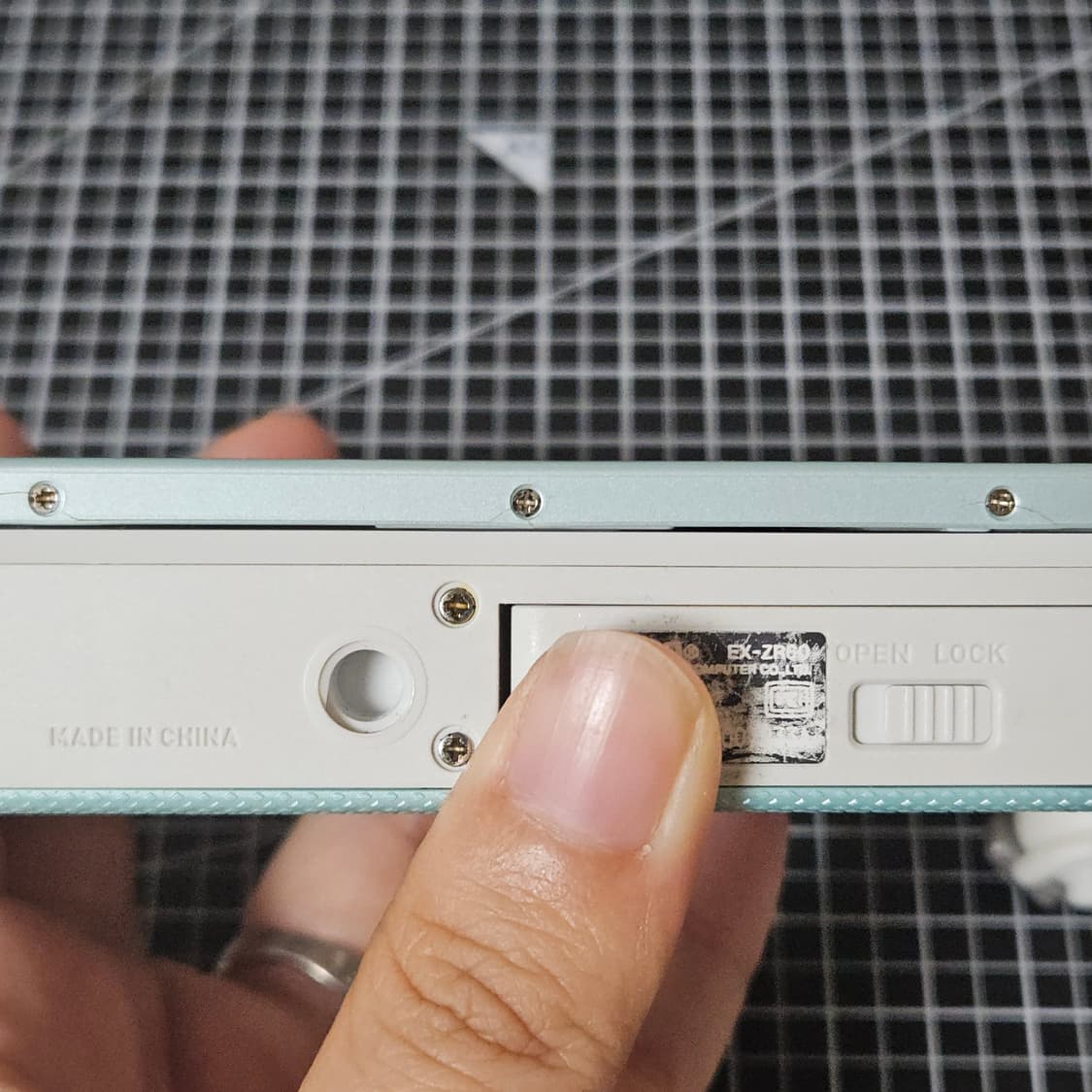 희귀) 카시오 엑슬림 ZR60 민트색 디카 풀박 상품이미지9